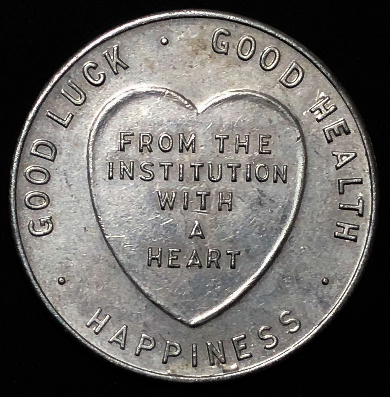 A medal for luck and health. - 1 1