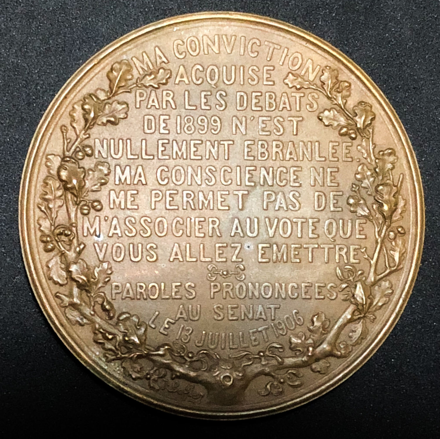 Medal - Dreyfus - 1906. - 1 1