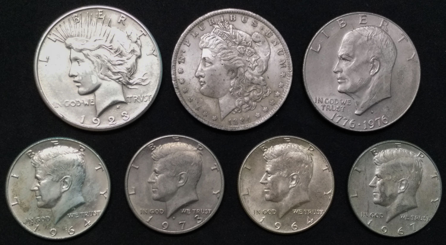 USA - Lot of silver coins. - 1 0