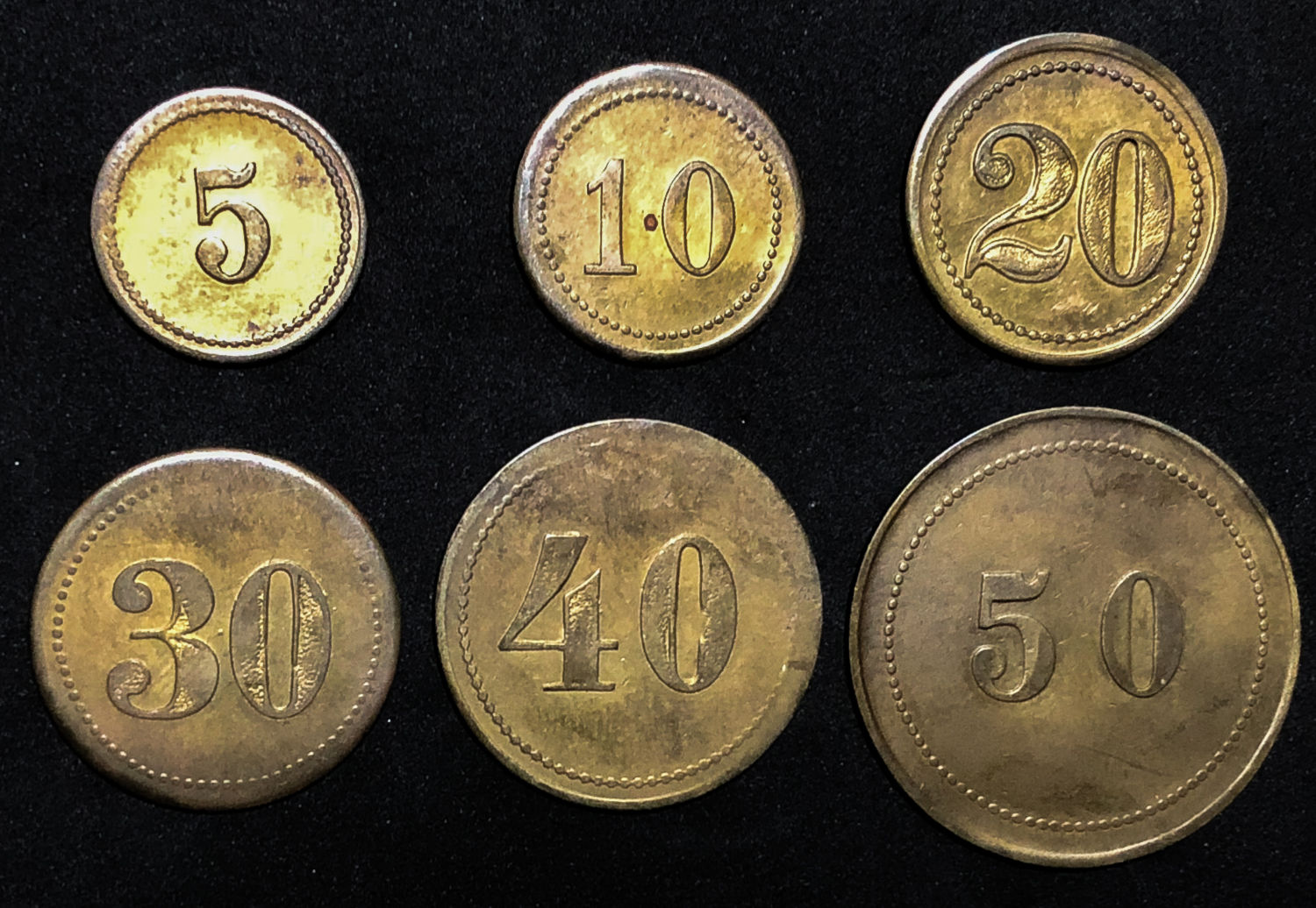 Palestine - Cafe werner tokens. - 1 1