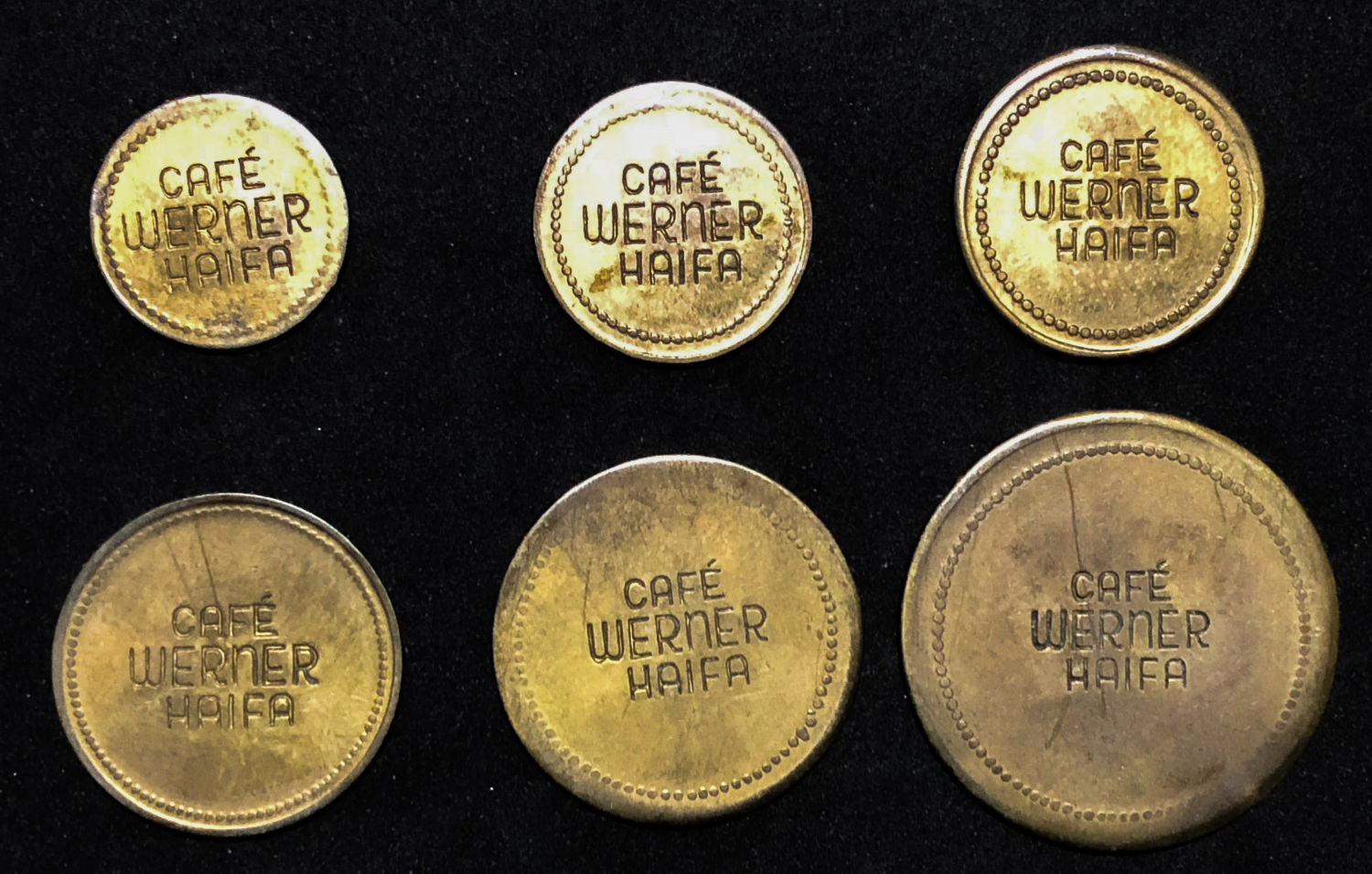 Palestine - Cafe werner tokens.