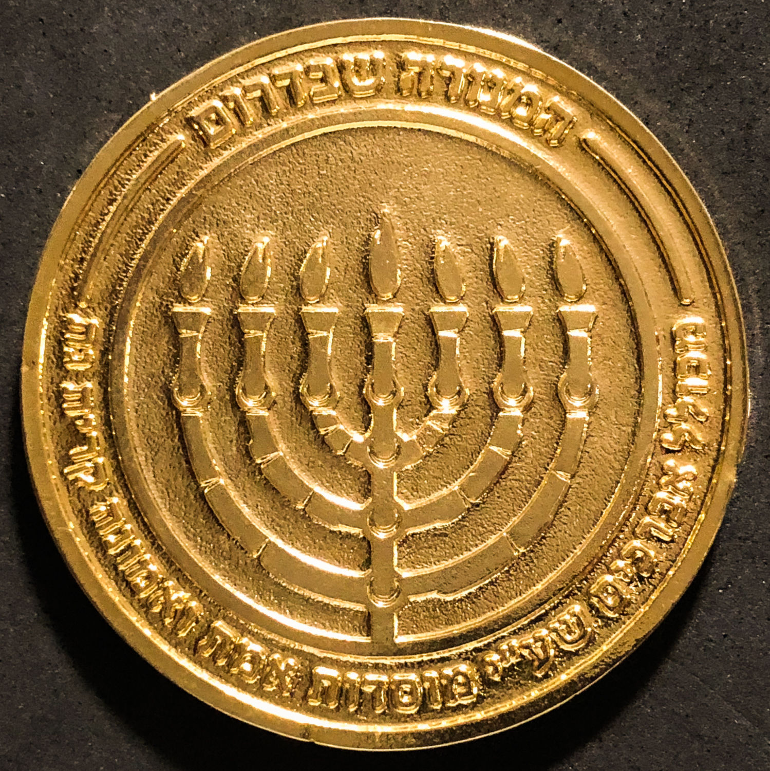 Golden Medal for Torah Supporters in the Land of Israel. - 1 1