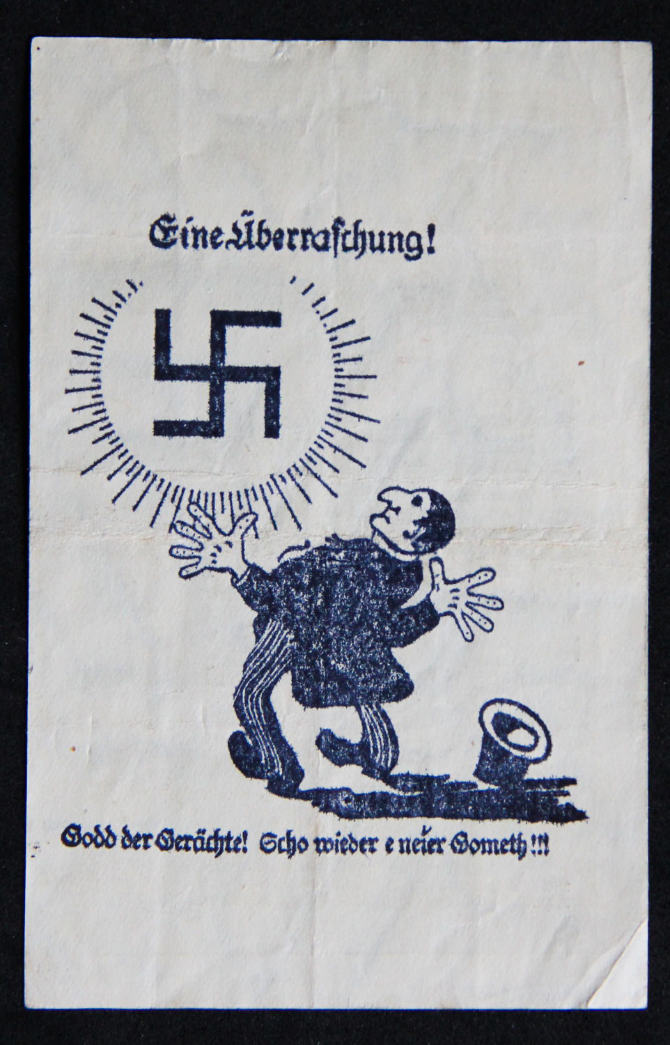 Germany - 3 million mark - Anti semitic overprint - 08. - 1 0