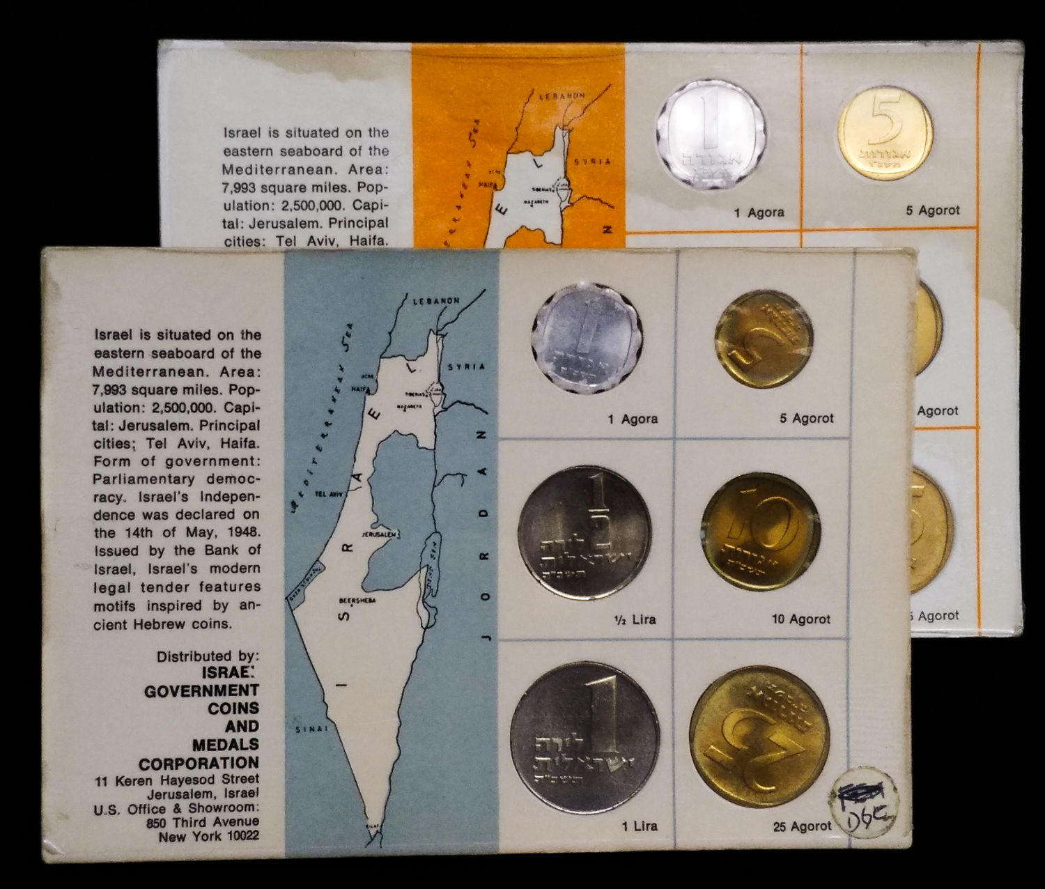 Israel - 2 sets - 1965 - 1966. - 1 0