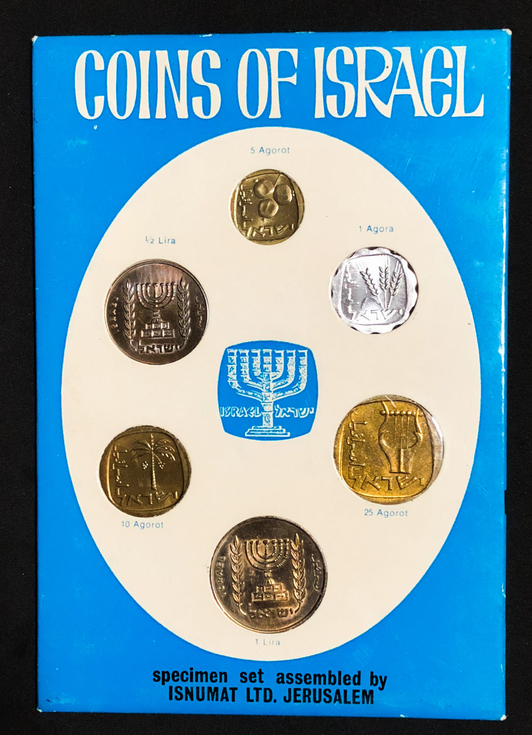 Israel - 5 Sets - Agora and Lira - 1963, 1965-1968 - ISNUMAT. - 1 4