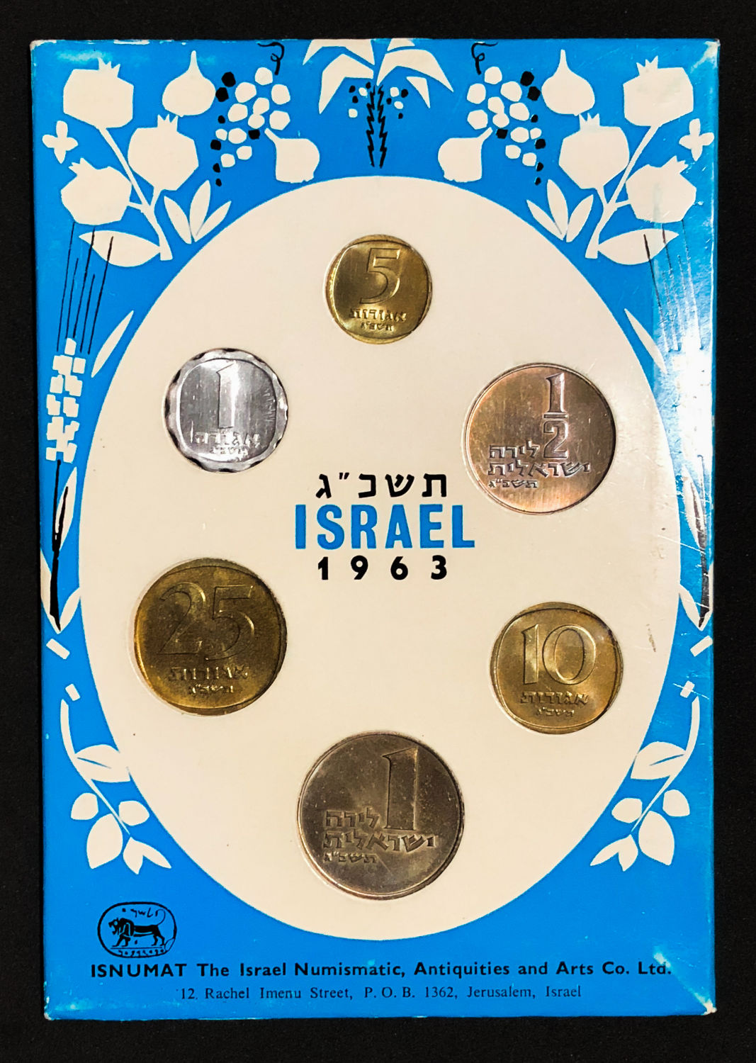 Israel - 5 Sets - Agora and Lira - 1963, 1965-1968 - ISNUMAT. - 1 3