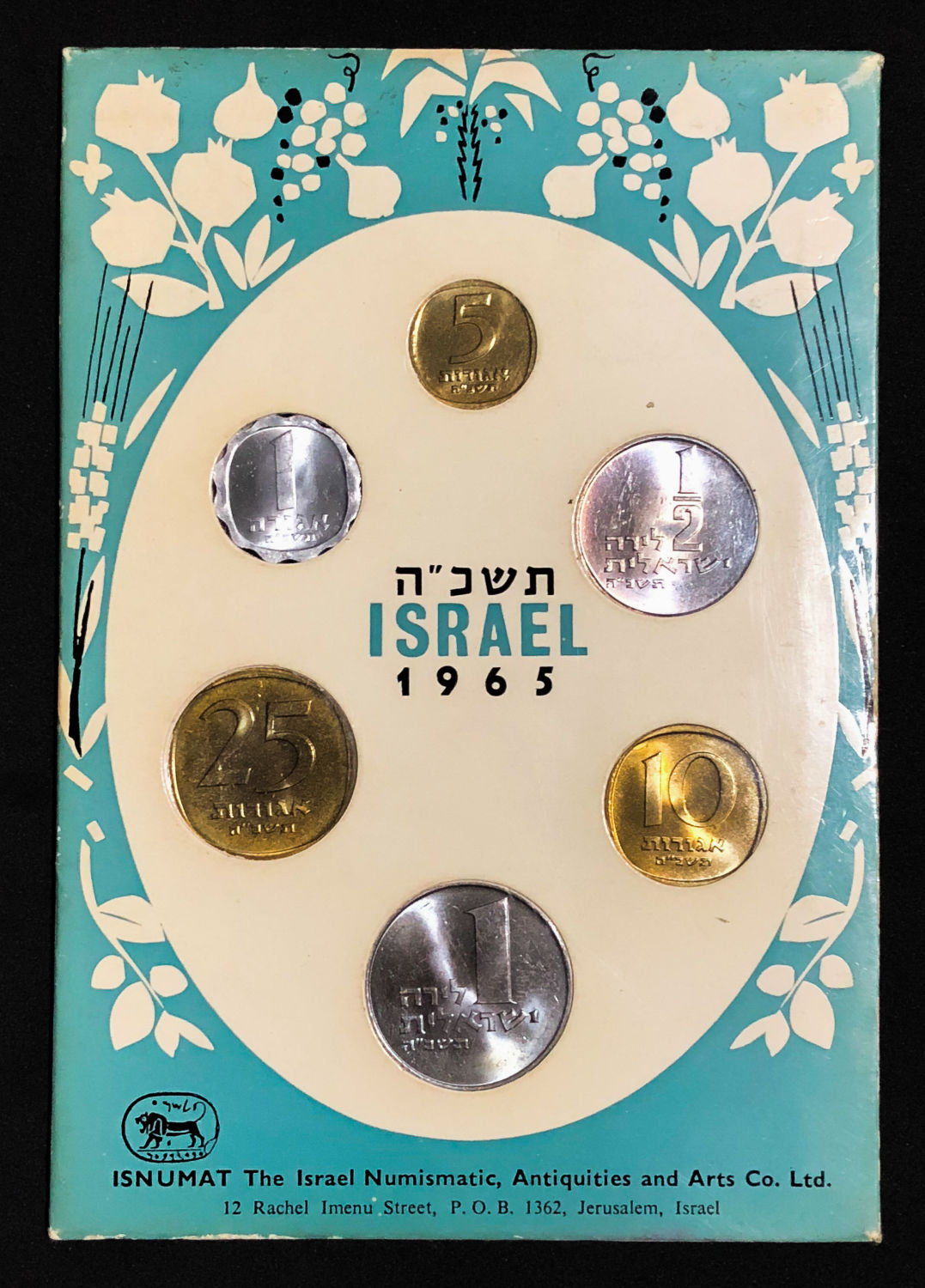 Israel - 5 Sets - Agora and Lira - 1963, 1965-1968 - ISNUMAT. - 1 5