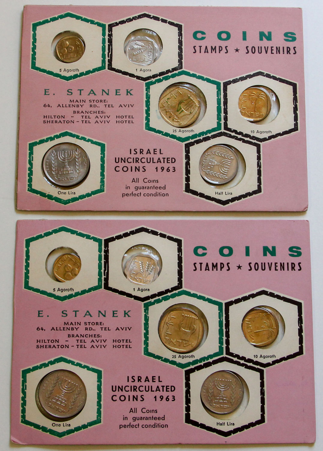 Israel - Couple Private Coins Sets. - 1 2