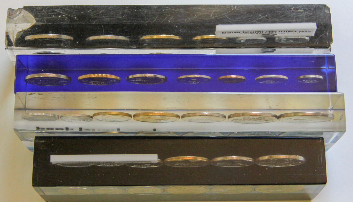 Israel - 4 solid sets coins - 1 2