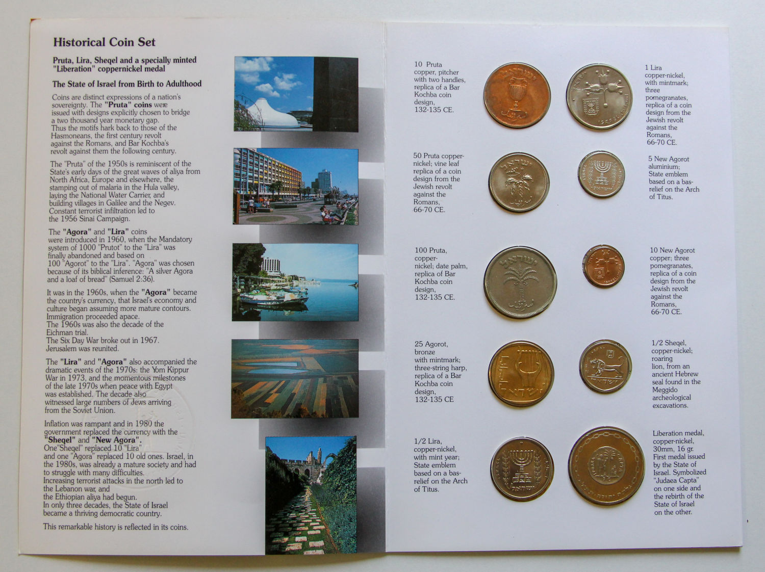 Israel - Couple sets of medals and coins. - 1 1