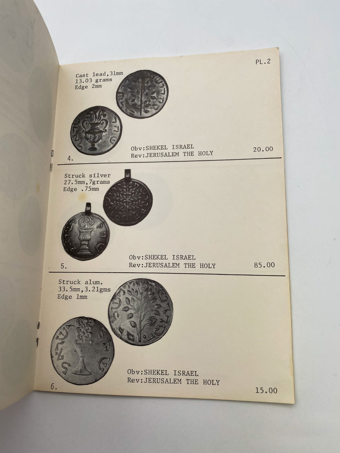 Numismatic literature - Gerlitz Shekels catalog - Rare
The first "Görlitz Shekels" were issued in ... - 1 2