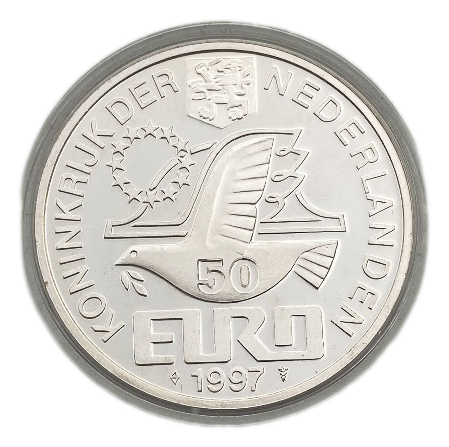 Netherlands - 50 Euro 1997 - Beatrix P.C. Hooft - Silver 925, 25g, 38mm
Commemorative issue - 350th ... - 1 1
