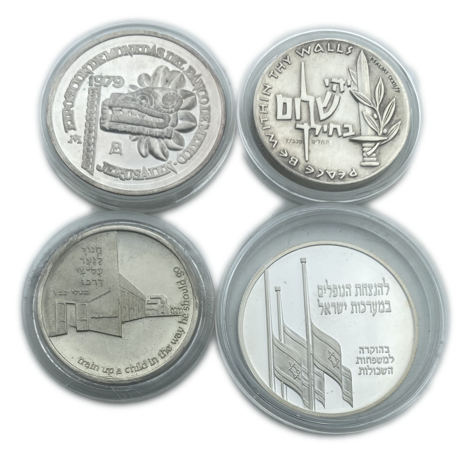 Israel - A collection of 4 medals in different subjects and different years
Commemoration of the ... - 1 0