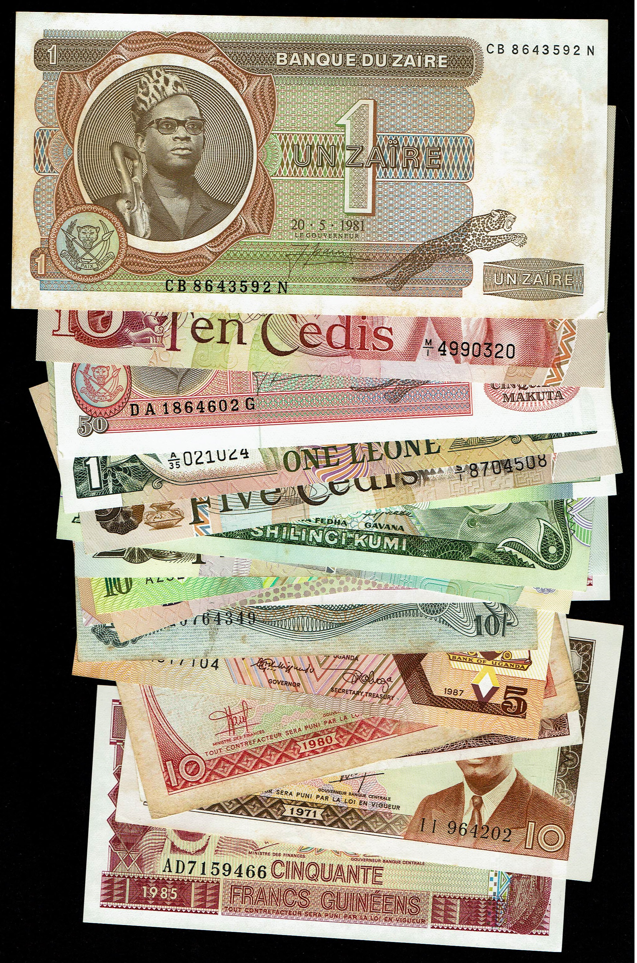 World - Very Large Group of World Banknotes - Various Countries, Years and Conditions - 1 2
