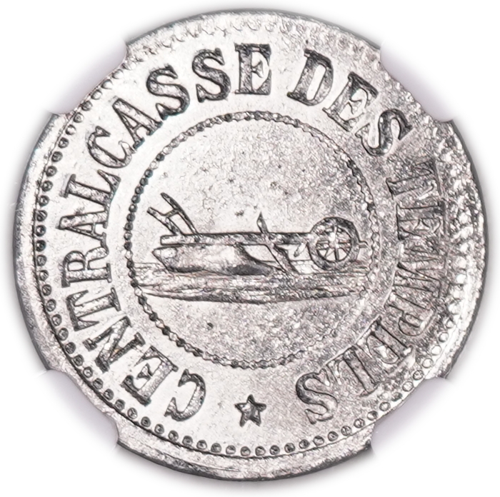 Palestine - Templar Colonies Tokens - 20 Para 1880-1917 - Third Series - NGC MS 62 - Very Rare in Both Grade and ... - 1 1
