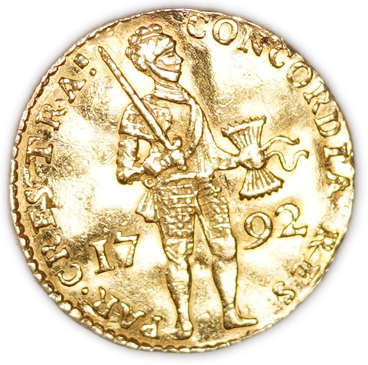 Netherlands - Gold Ducat 1792 - Gold 983, 3.49g (3.43g net), 30mm