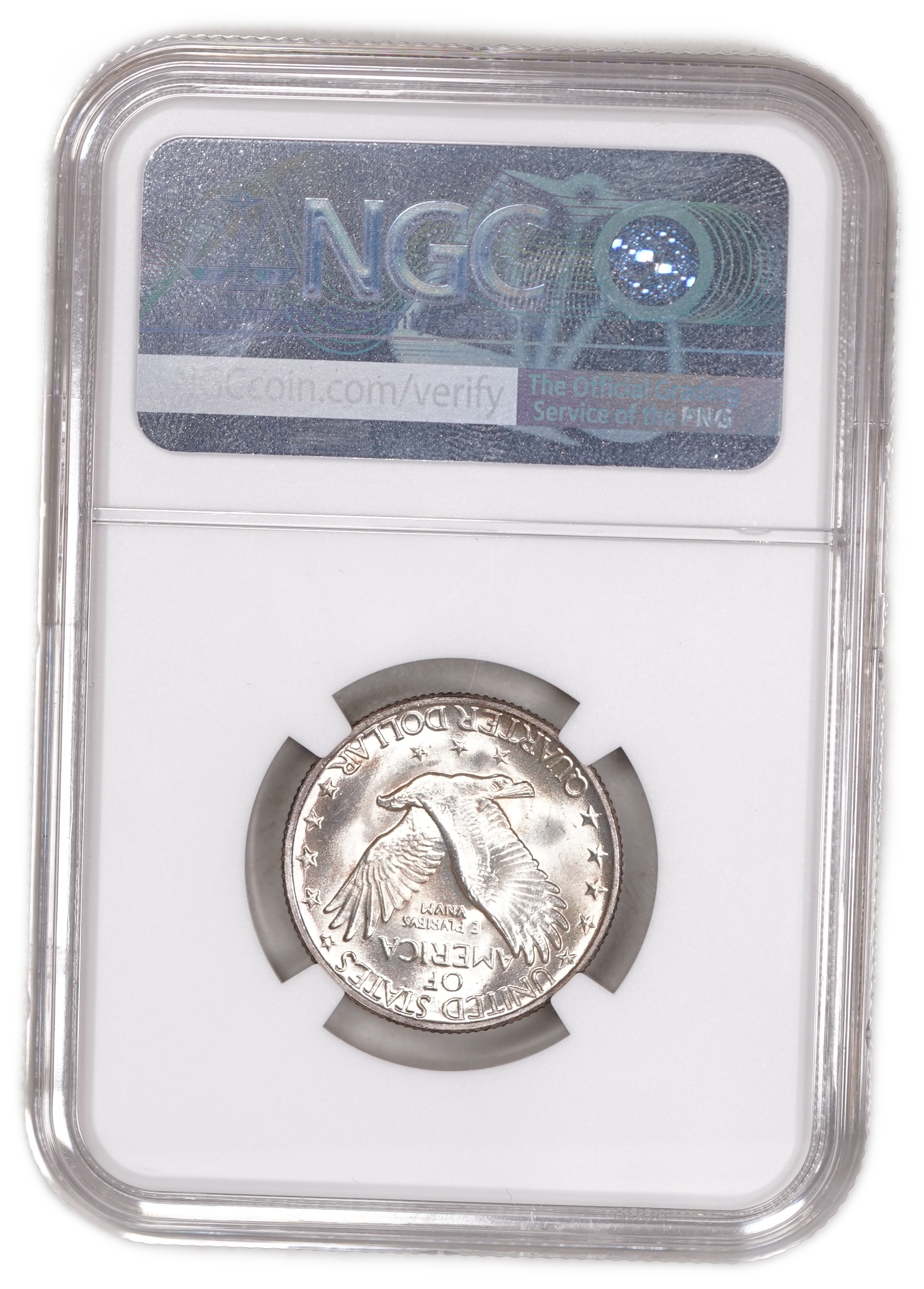 USA - 25 Cents 1928D - Standing Liberty Quarter - Silver .900, 6.25g (5.63g pure silver, 0.18 oz), 24.3 mm - NGC MS 66 - 1 3