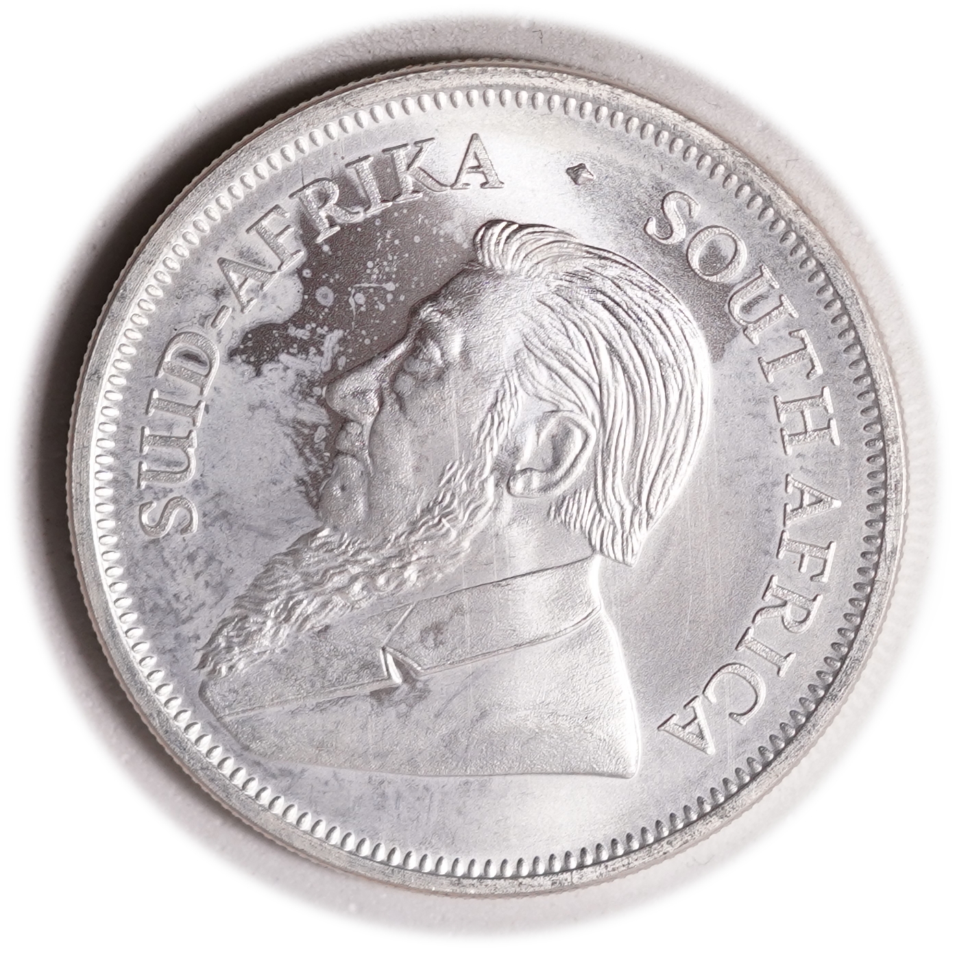 South Africa - 1 Krugerrand 2024 - 1 oz Fine Silver - Silver .999, 31.1g, 38.7 mm - 1 1