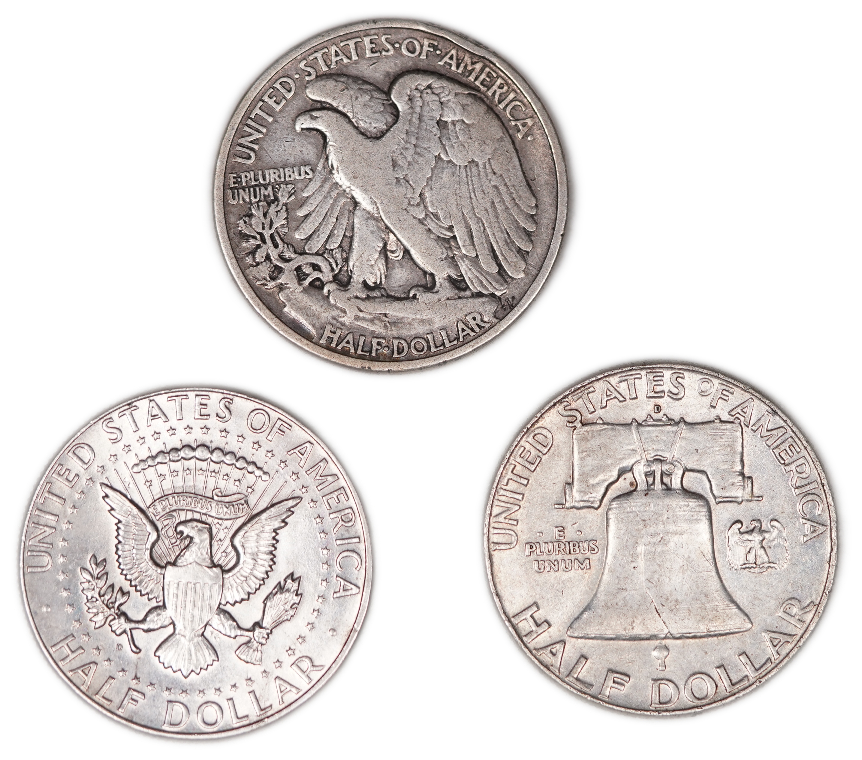 USA - Lot of American Coins - .400/.900 Silver and Various Metals, approx. 620g, approx. 41.1g Pure Silver (1.32 ... - 1 2
