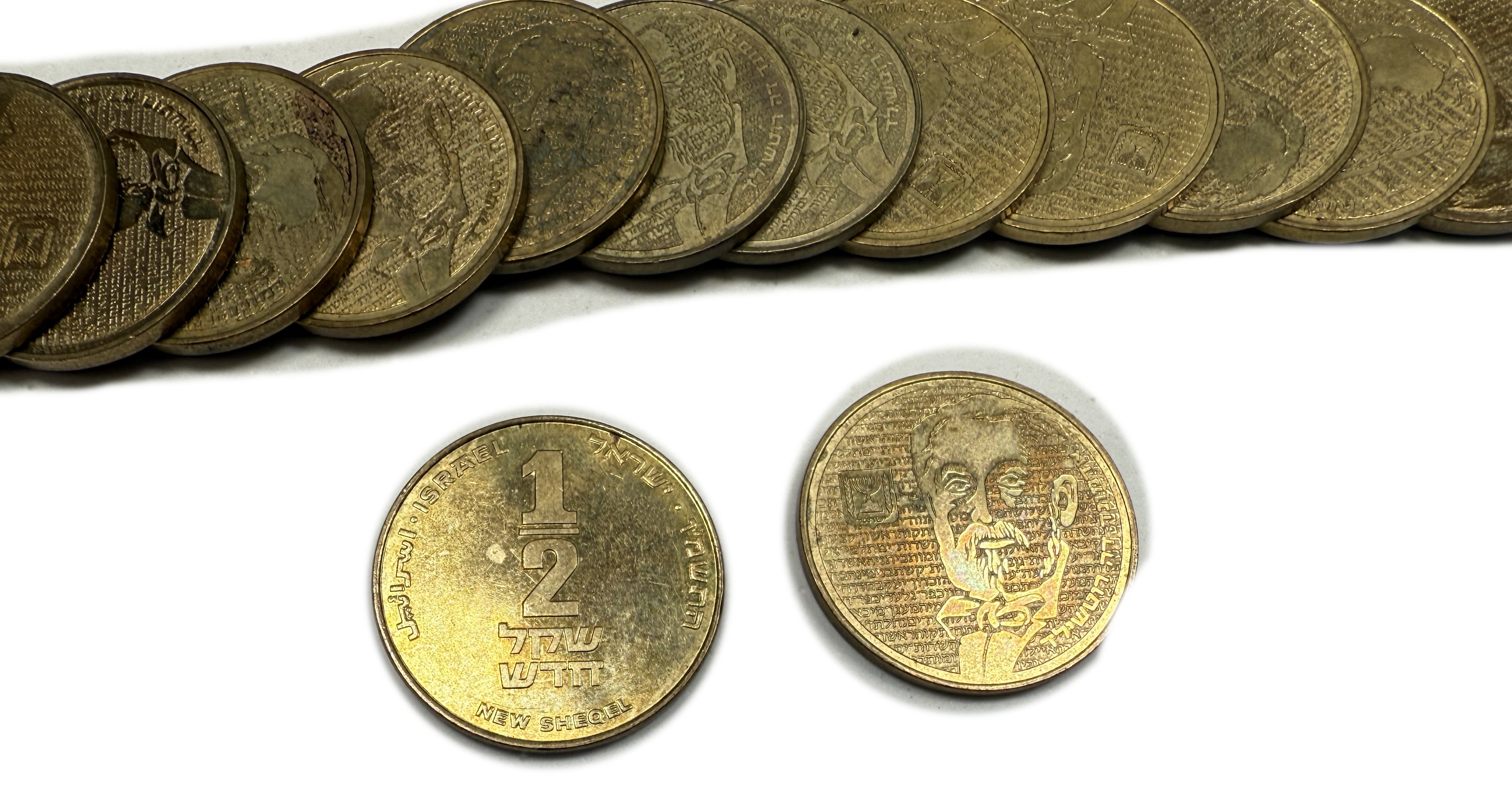 Israel - Group of 52 1/2 Sheqel Coins 1986 - “Rothschild” - 1 3