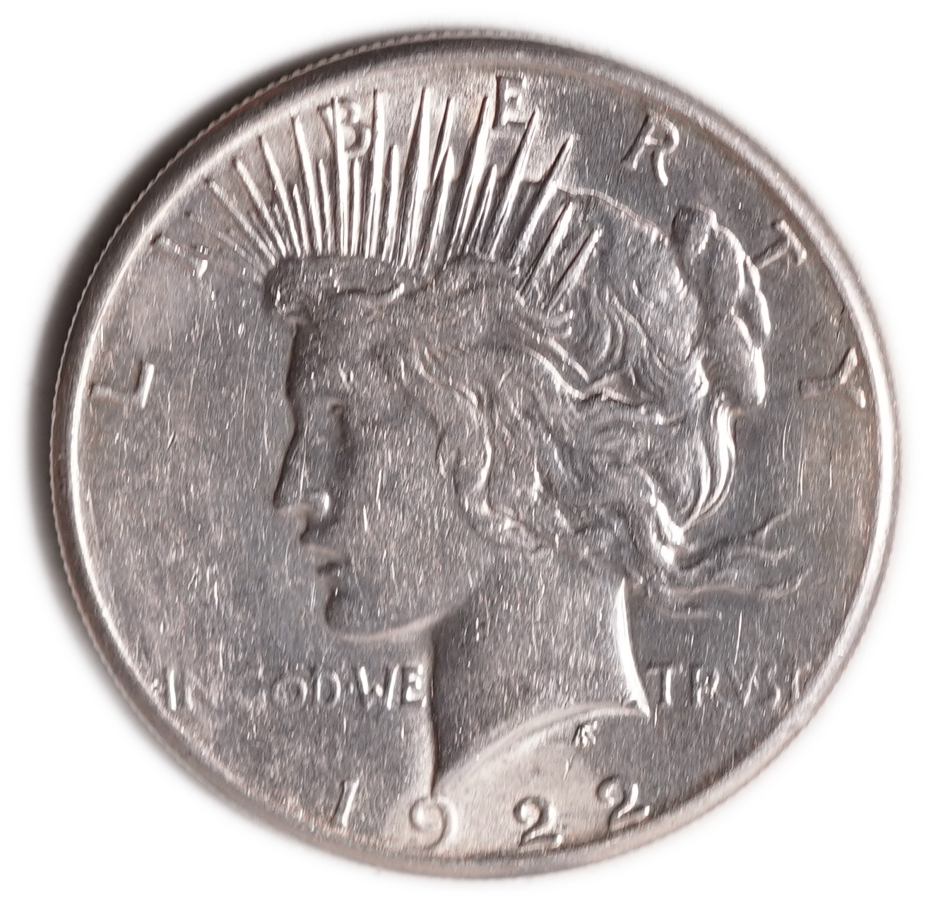 USA – 1 Dollar 1922 - Extra Fine – 900 Silver, 26.73g (ASW 24.05g, 0.77 oz), 38.1mm - 1 0