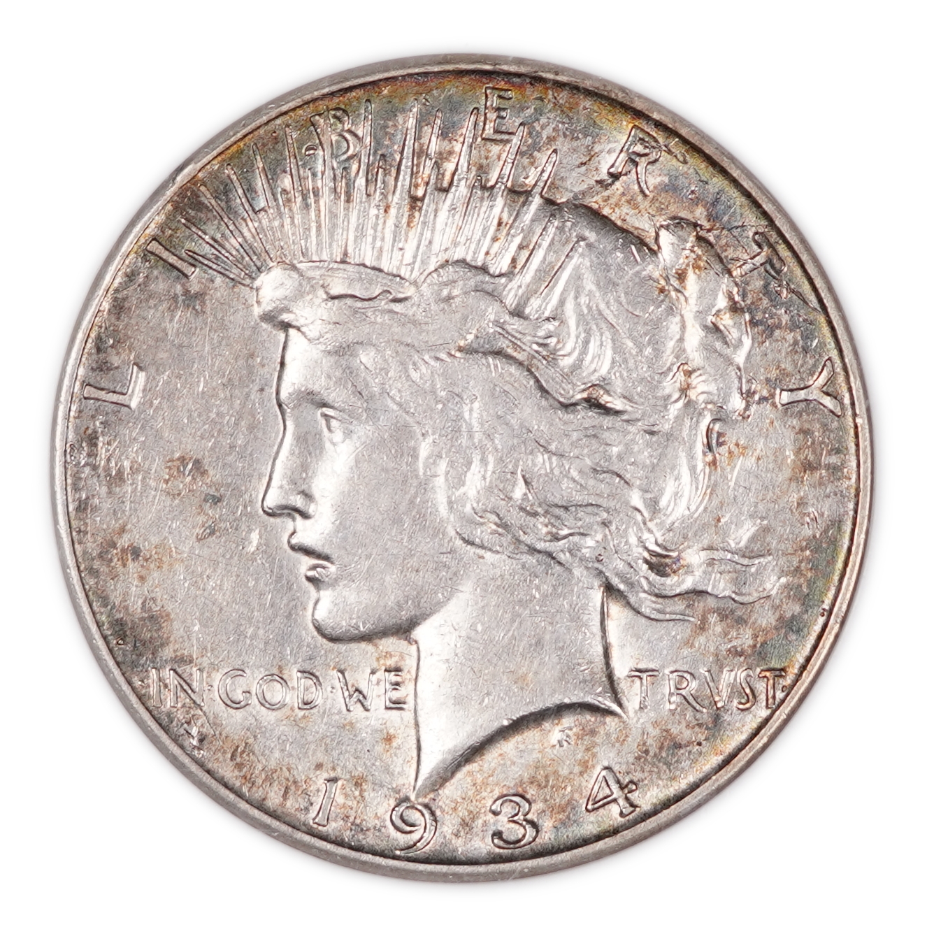 USA – 1 Dollar 1934 S - Extra Fine – 900 Silver, 26.73g (net 24.05g, 0.77 oz), 38.1mm - 1 0