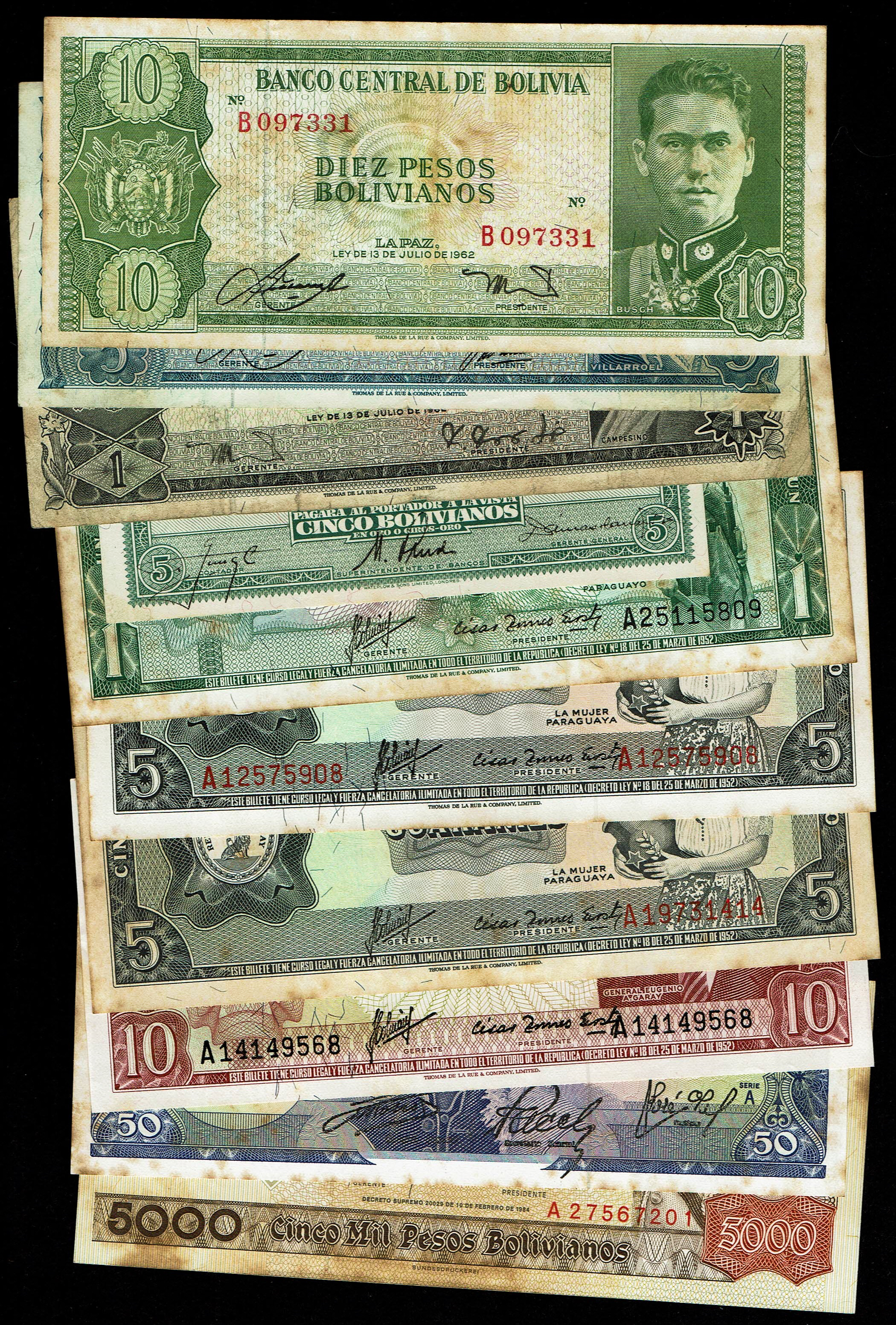 World - Very Large Group of World Banknotes - Various Countries, Years and Conditions - 1 14