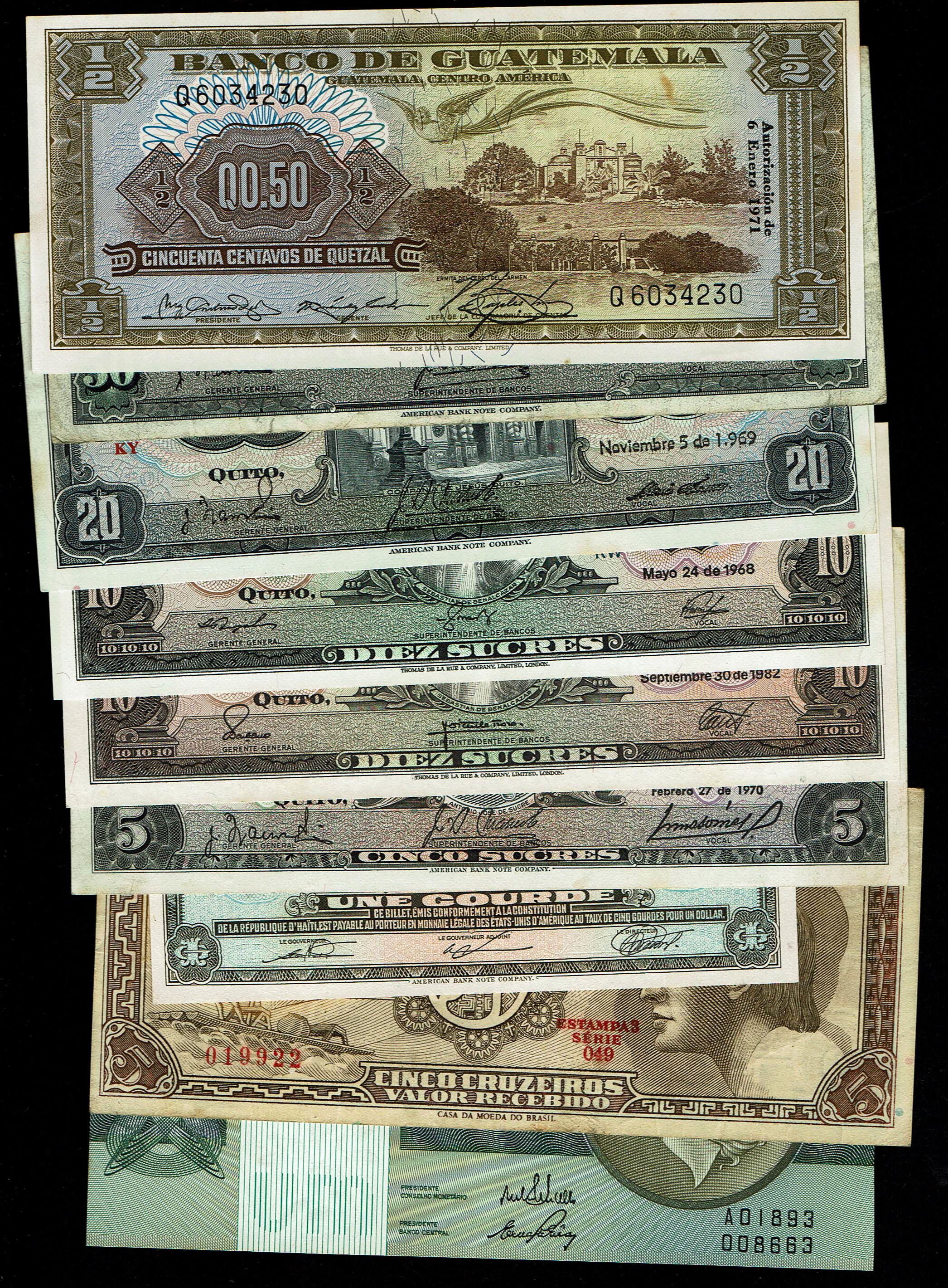 World - Very Large Group of World Banknotes - Various Countries, Years and Conditions - 1 10