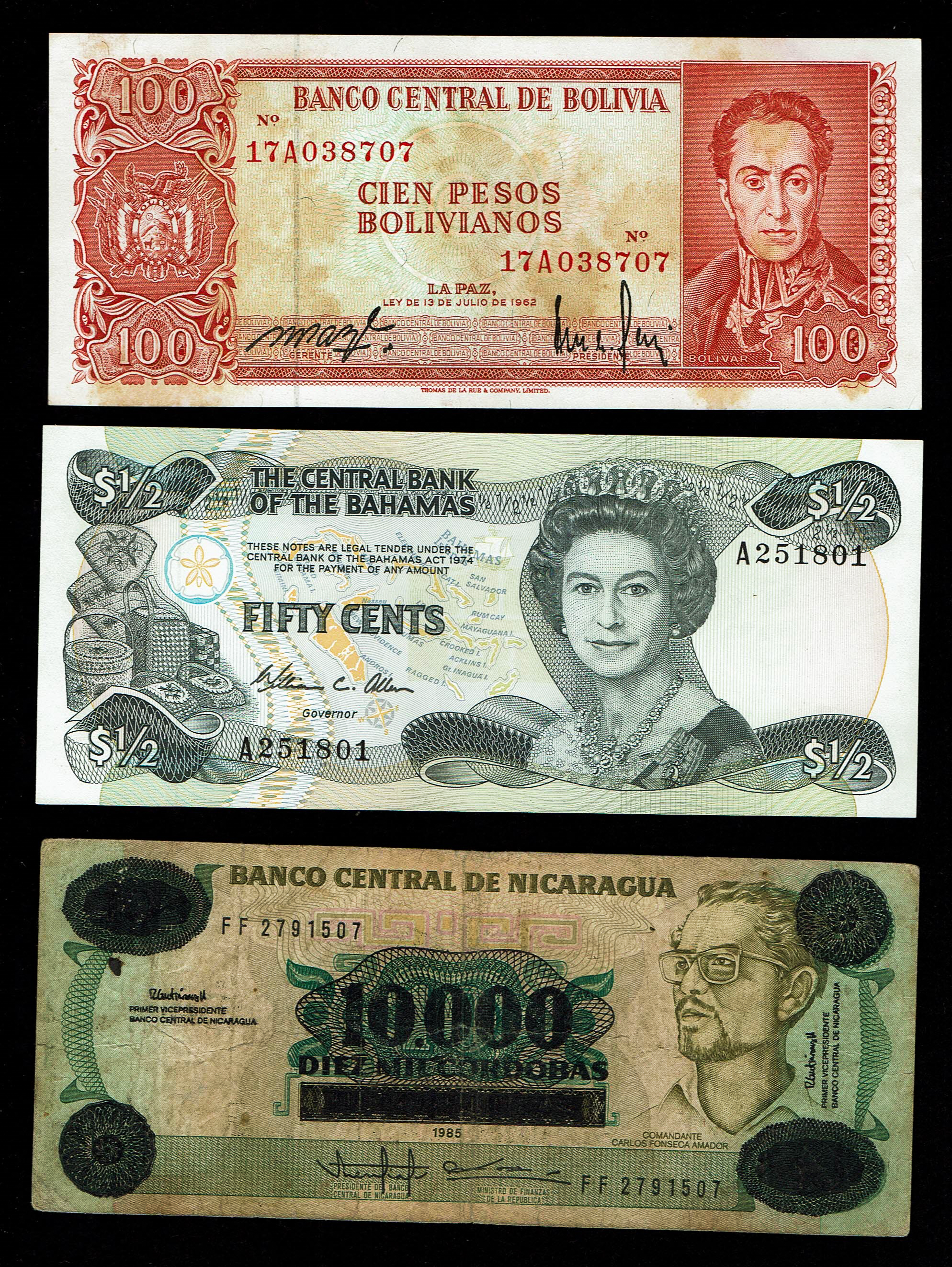 World - Very Large Group of World Banknotes - Various Countries, Years and Conditions - 1 32