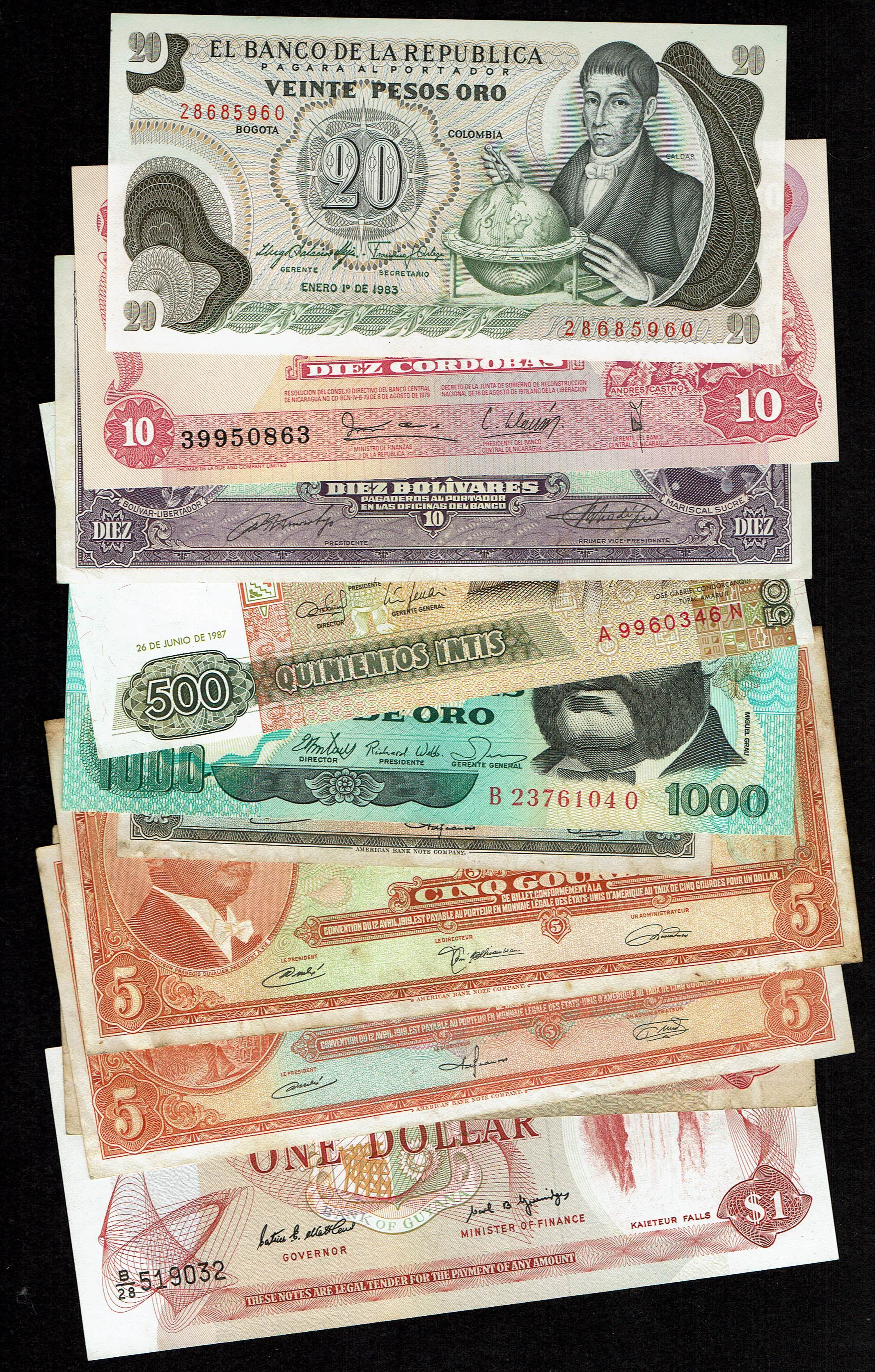 World - Very Large Group of World Banknotes - Various Countries, Years and Conditions - 1 26