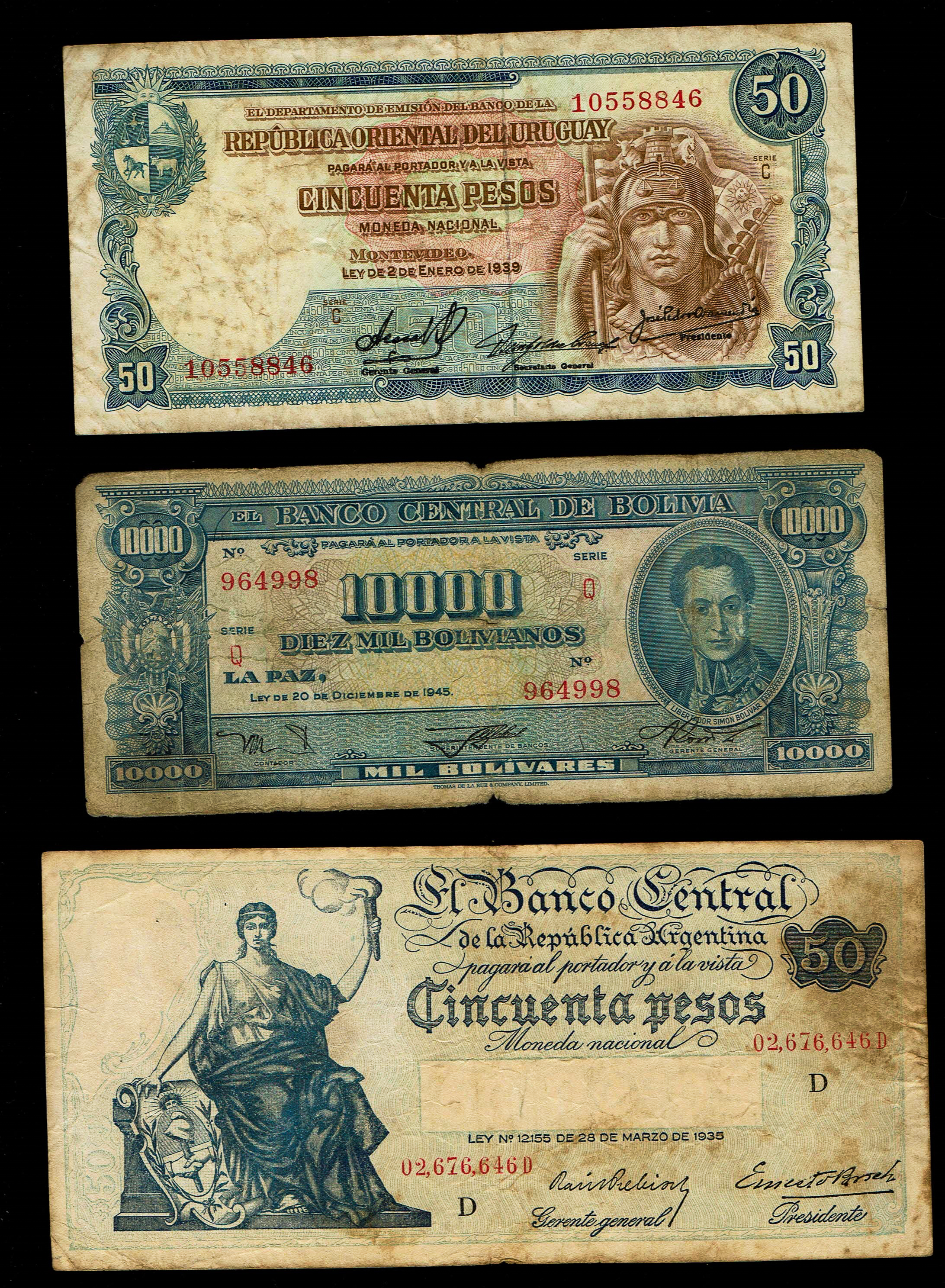 World - Very Large Group of World Banknotes - Various Countries, Years and Conditions - 1 38