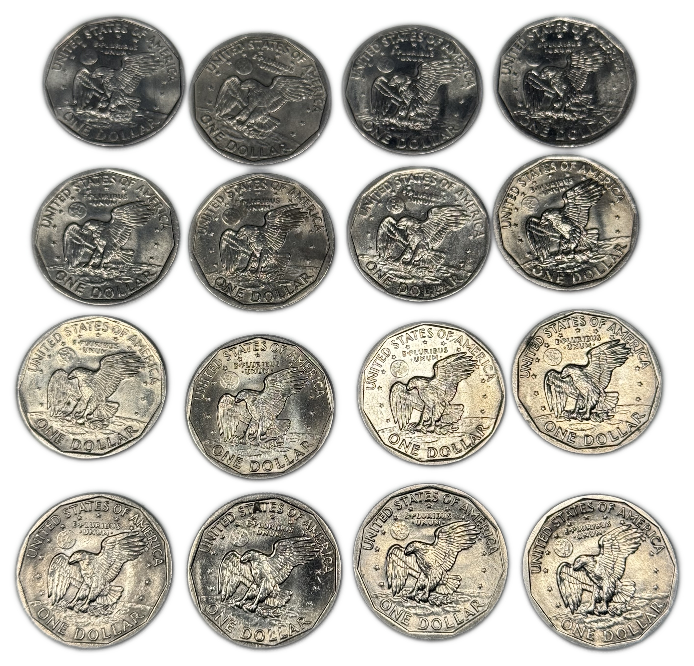 USA - Lot of 43 Susan B. Anthony 1 Dollar Coins - Copper-Nickel, approx. 348.3g, 26.5 mm - 1 1