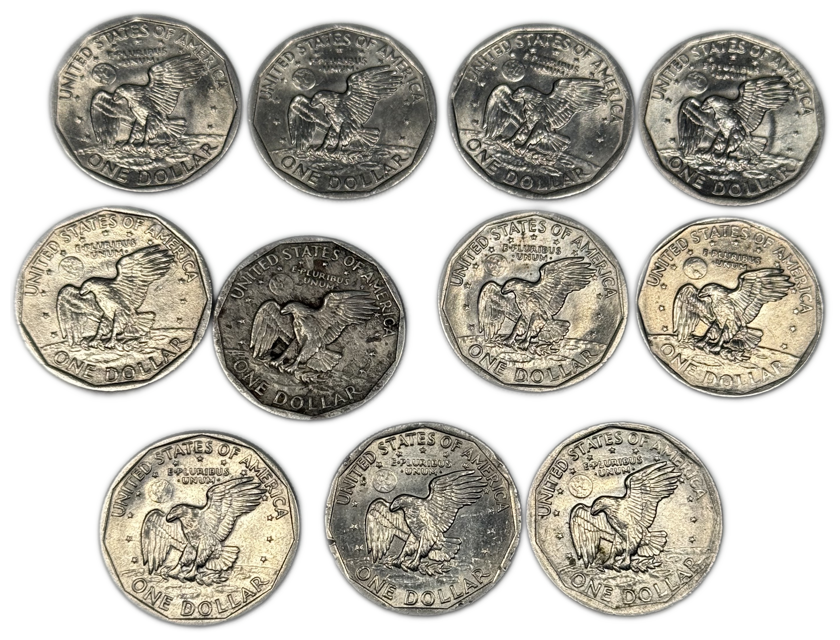 USA - Lot of 43 Susan B. Anthony 1 Dollar Coins - Copper-Nickel, approx. 348.3g, 26.5 mm - 1 5