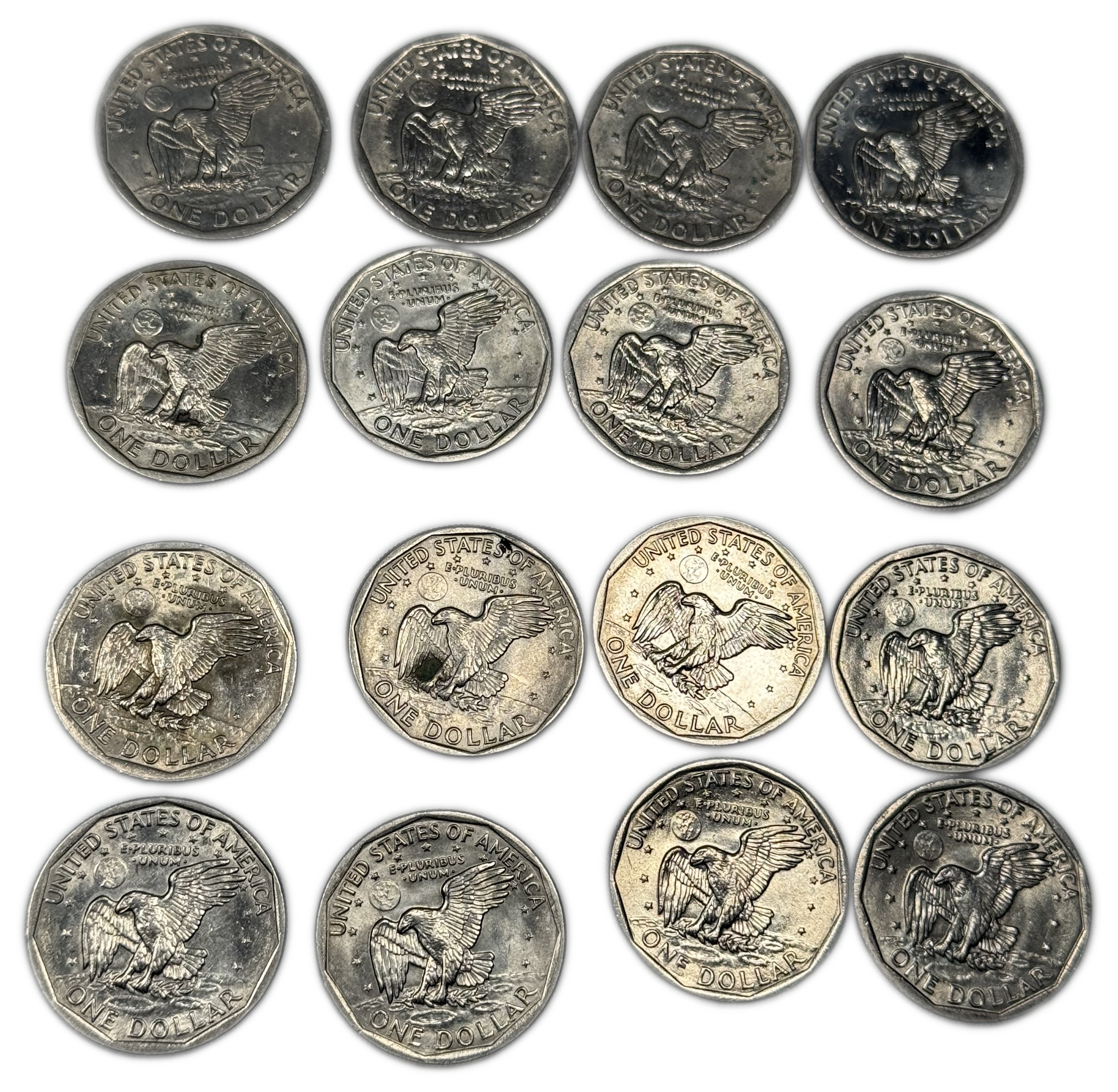 USA - Lot of 43 Susan B. Anthony 1 Dollar Coins - Copper-Nickel, approx. 348.3g, 26.5 mm - 1 3