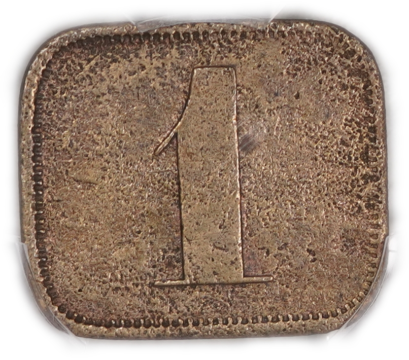 Palestine - 1 Para / Piastre Token 1890-1900 - Templar Community, Haifa - G&B With Cog - Very Rare, Fewer Than 5 ... - 1 0