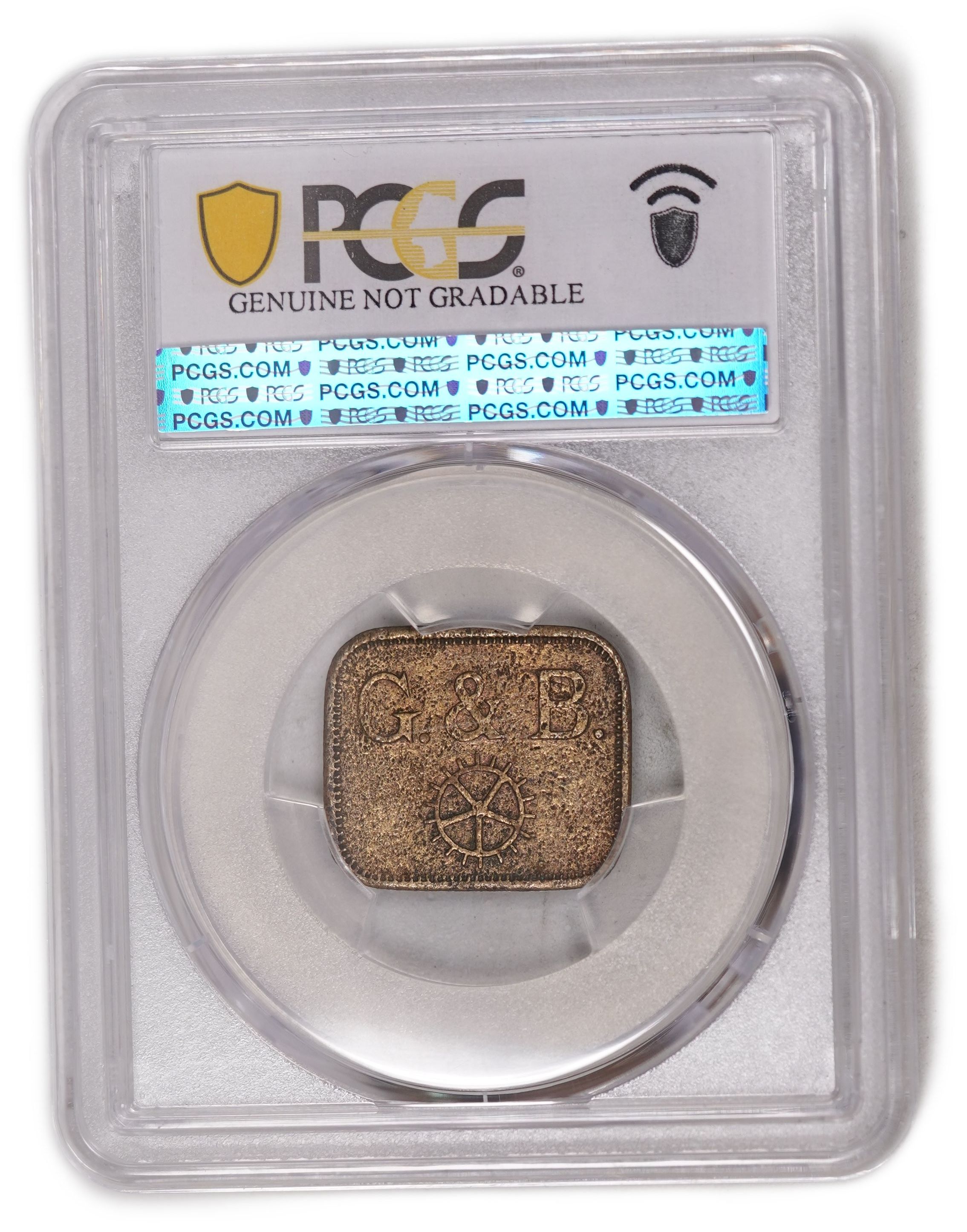 Palestine - 1 Para / Piastre Token 1890-1900 - Templar Community, Haifa - G&B With Cog - Very Rare, Fewer Than 5 ... - 1 3