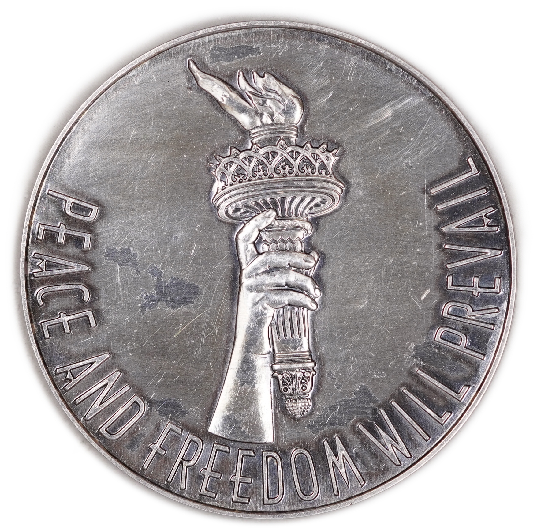USA - Pair of "Twin Towers - September 11, 2001" Medals - Silver 925, 64.97g (60.1g pure silver, 1.93 oz), and ... - 1 1
