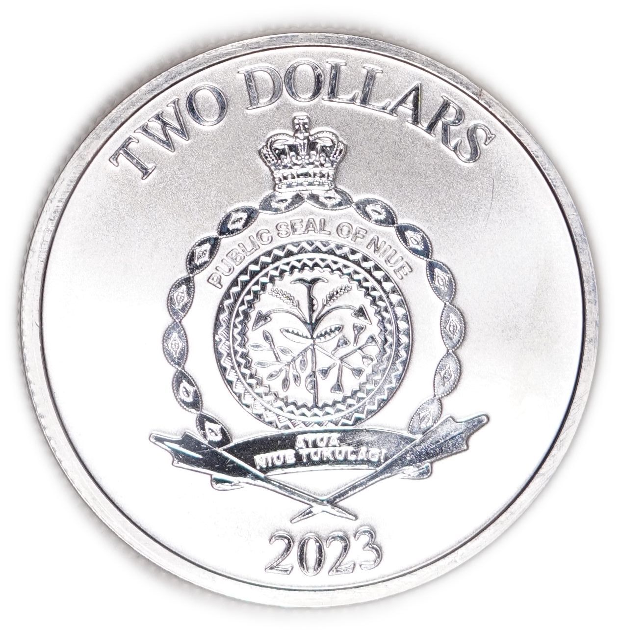 Niue - 2 Dollars 2023 - "Tree of Life" - Silver 999, 31.1g (1 Troy Oz Pure Silver), 39 mm - 1 1