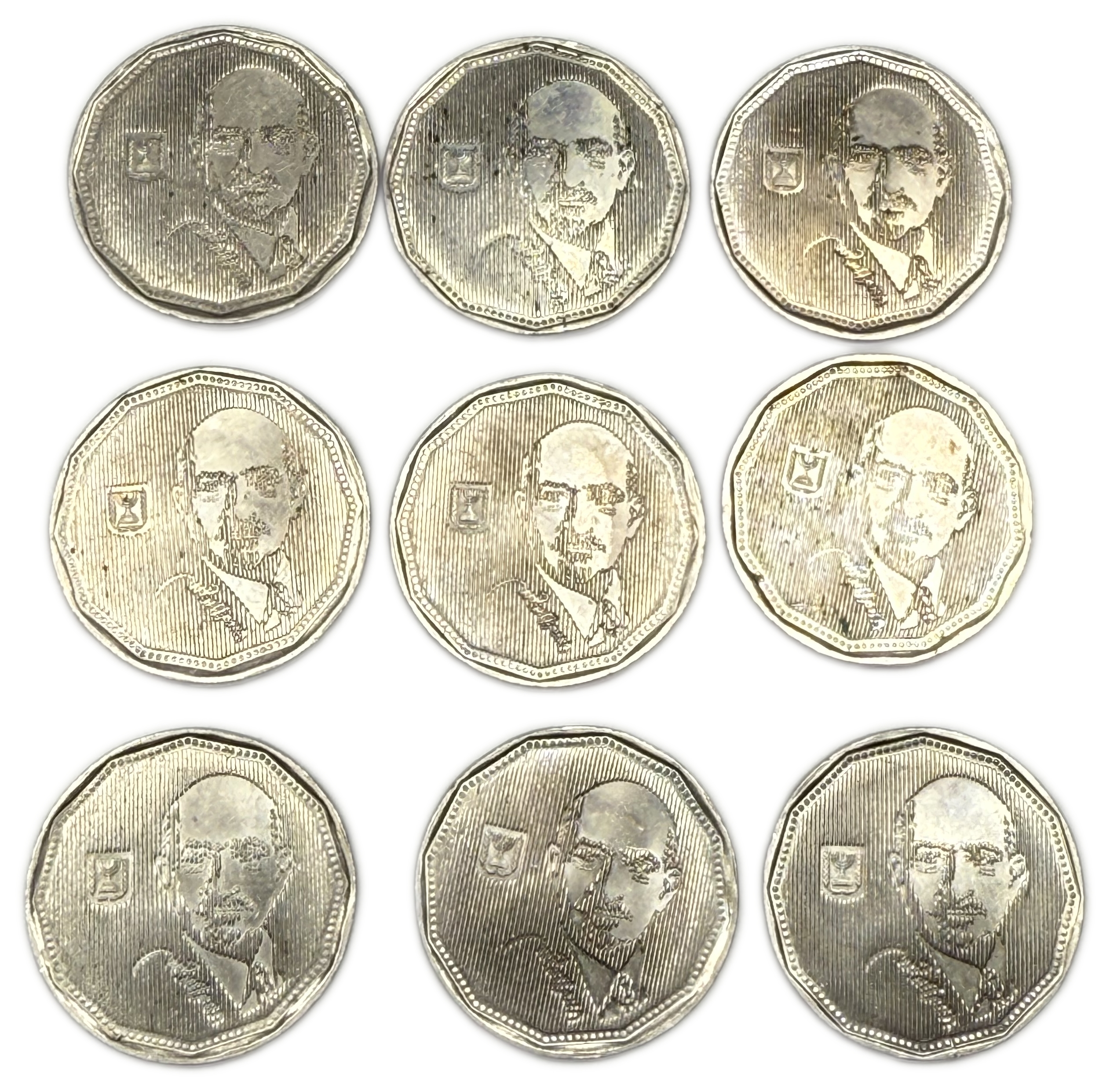 Israel - Group of 41 Coins - 5 Sheqalim - “Chaim Weizmann” and “Levi Eshkol” - 1 5