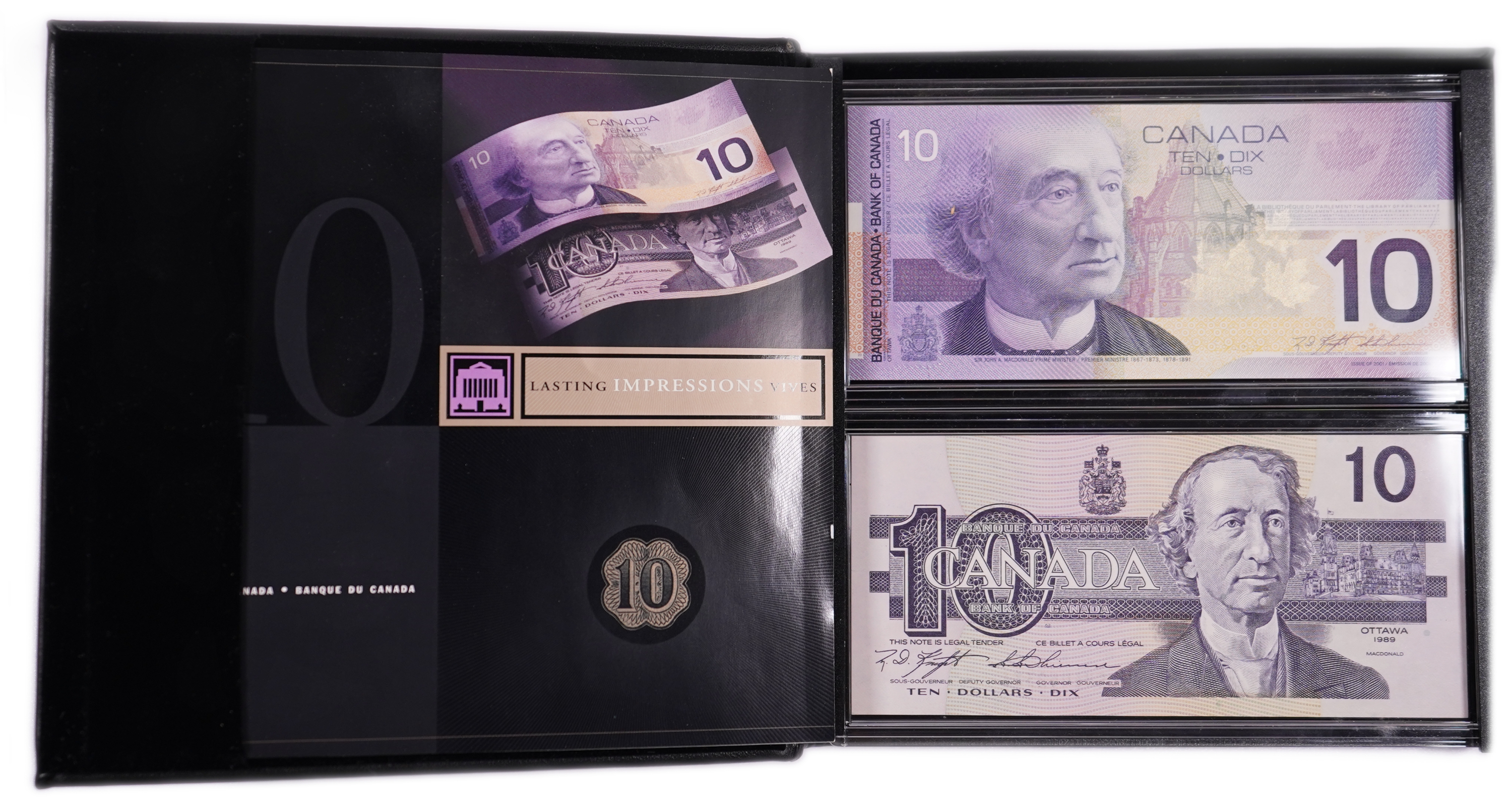 Canada - Lasting Impressions 10 Dollar 2001 Set issued by the Bank of Canada - 1 1