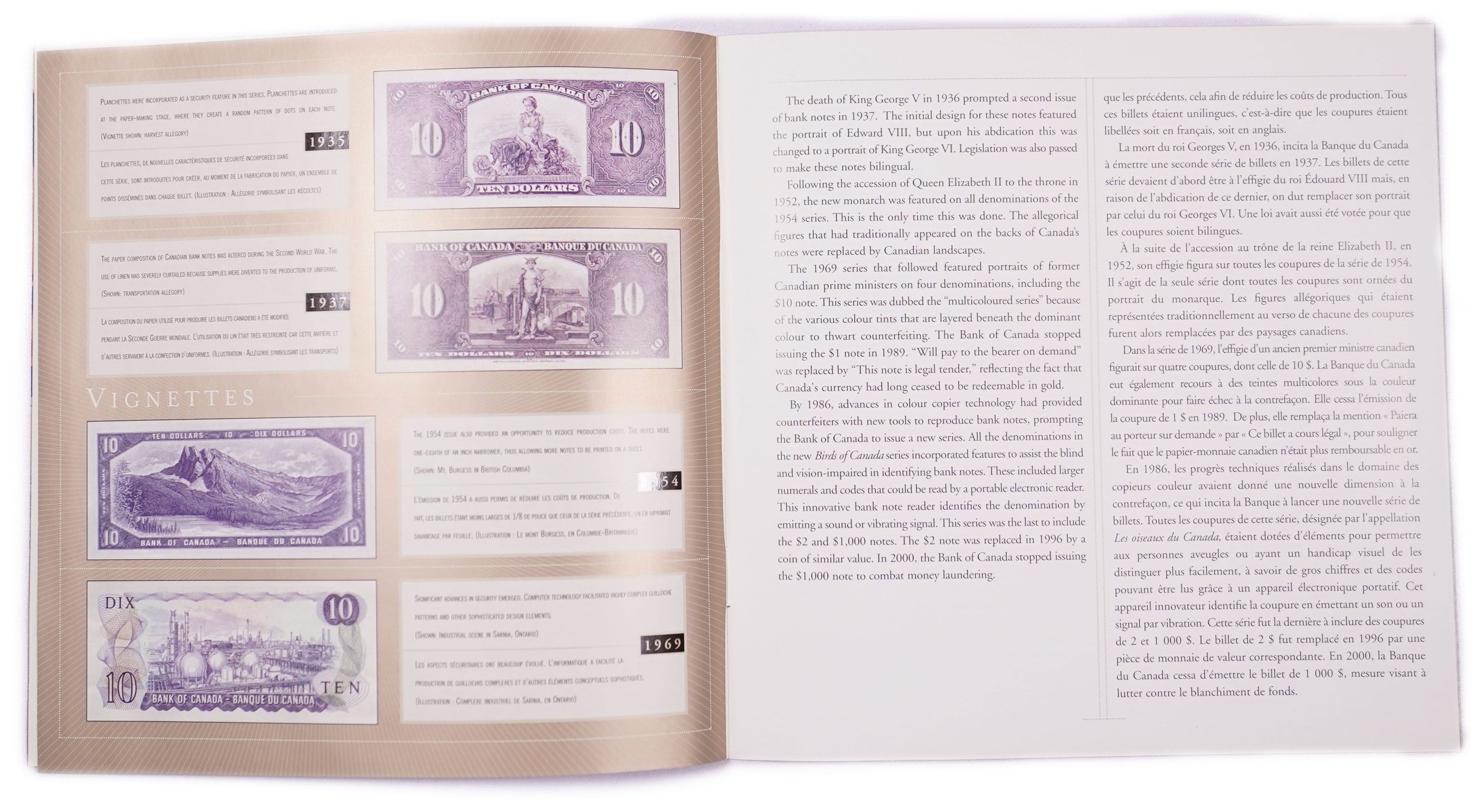 Canada - Lasting Impressions 10 Dollar 2001 Set issued by the Bank of Canada - 1 4