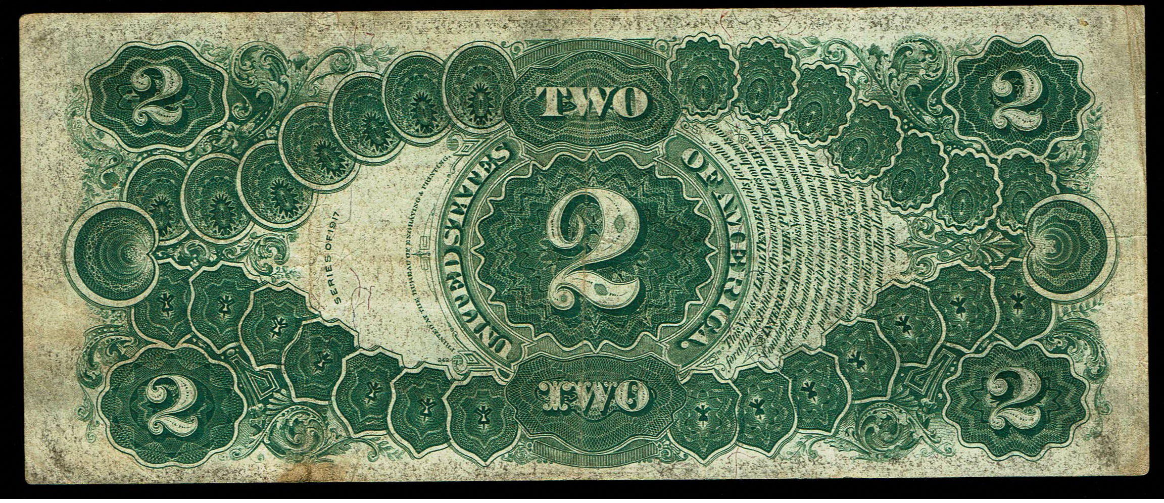 United States - 2 Dollars 1917 - United States Note - Pick# 187 - 1 1