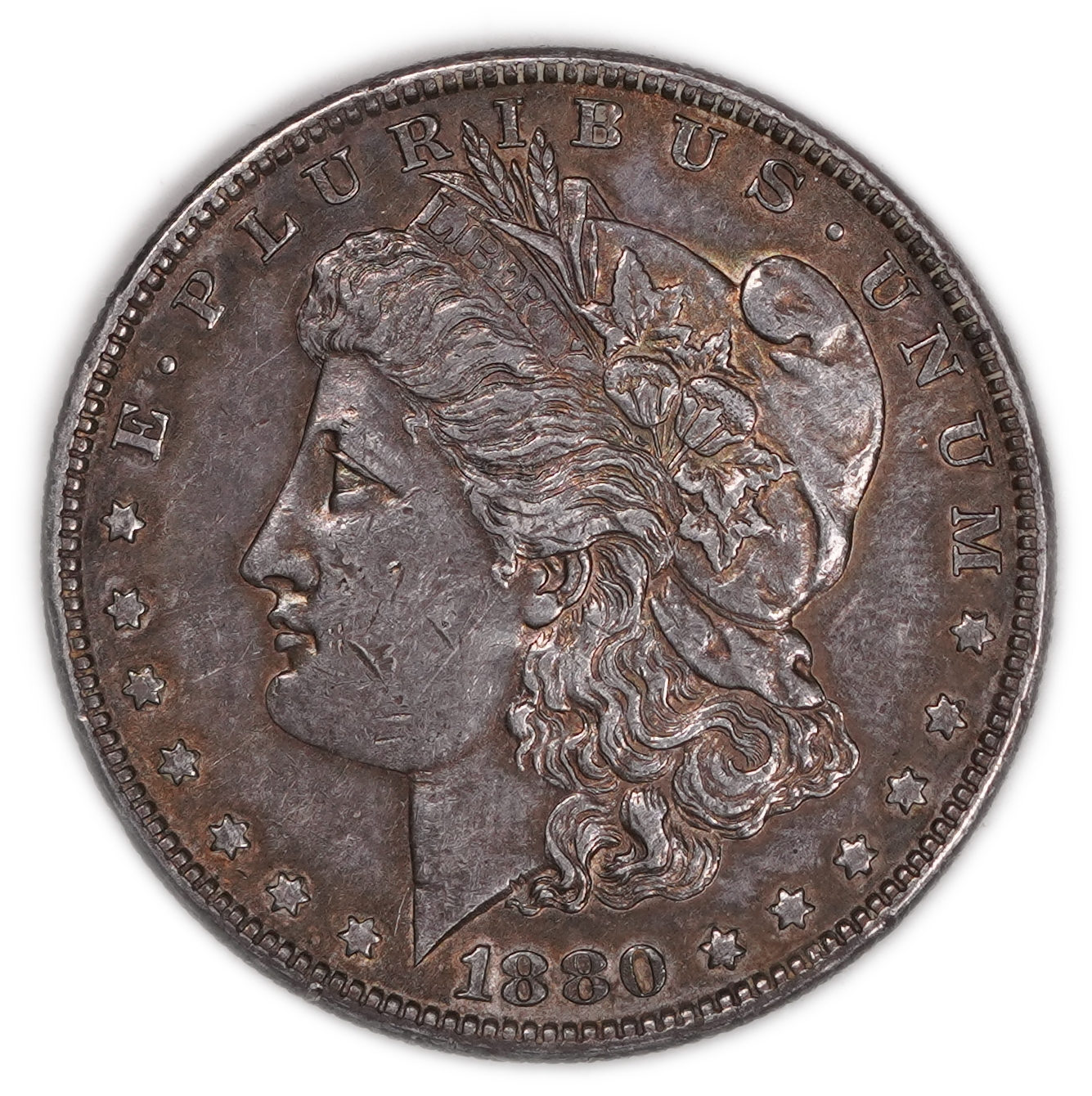 USA - 1 Morgan Dollar 1891 - XF - 900 silver, 26.73g (net 24.05g, 0.77 oz), 38.1 mm. - 1 0