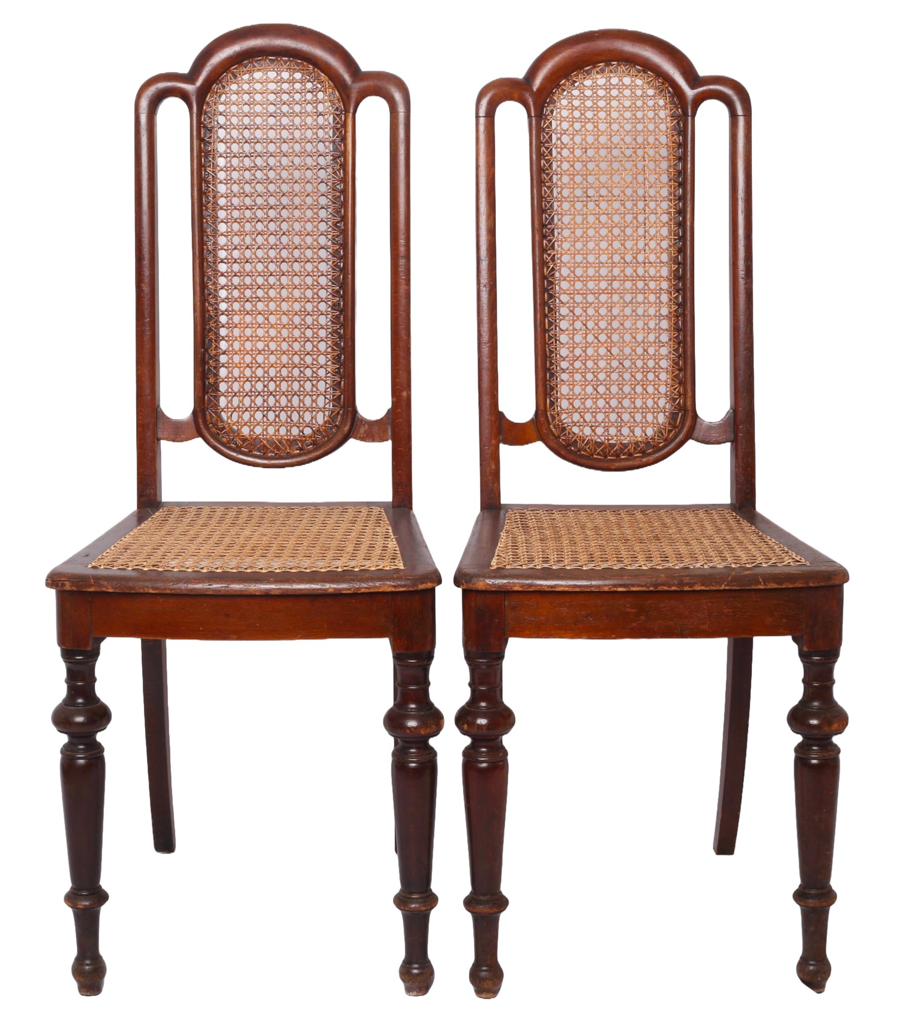 Pair of Bergere Bedroom Chairs.