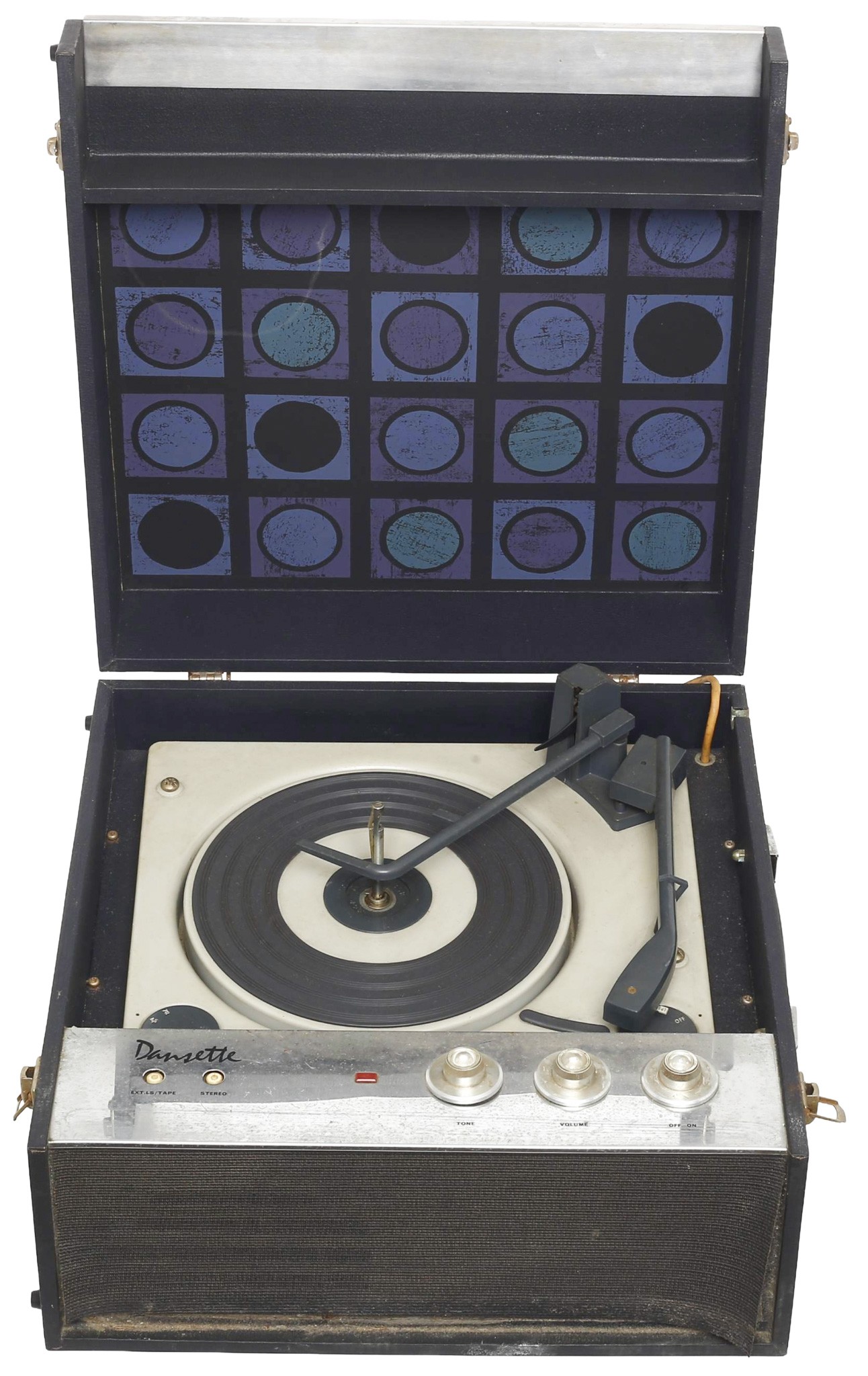 Dansette Portable Record Player with a Singer Model 99K Sewing Machine. - 1 1