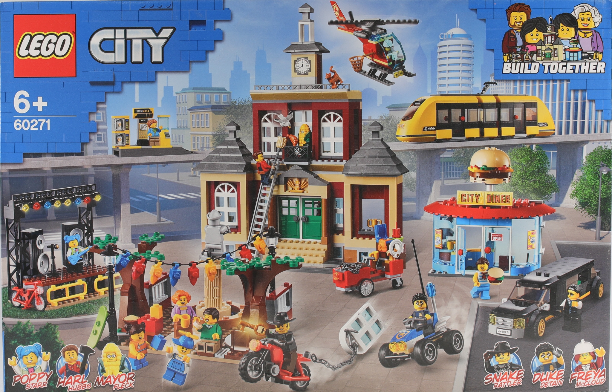 Brand New Lego City Main Square Set. 60271. Item may show signs of shelf wear, but is still sealed.