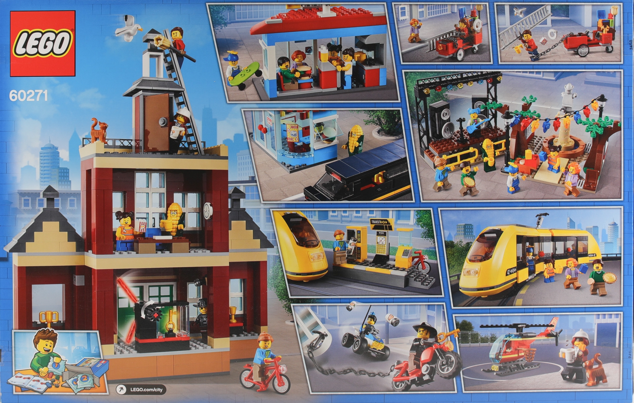 Brand New Lego City Main Square Set. 60271. Item may show signs of shelf wear, but is still sealed. - 1 1