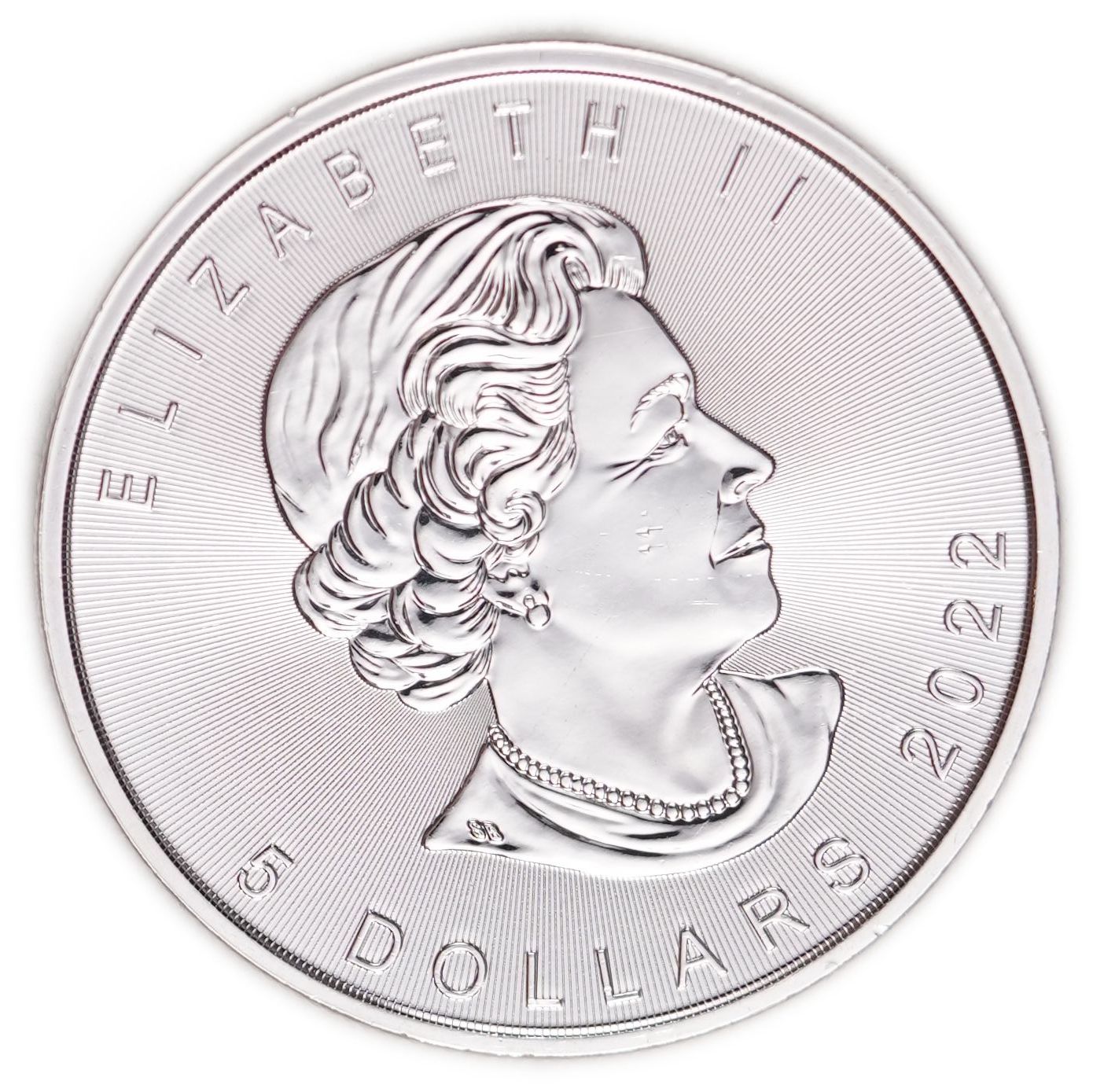 Canada - 5 Dollars 2022, Silver Maple Leaf - .9999 Silver, 31.11 g (Approximately 31.1 g of Pure Silver, 1 Ounce) - 1 1