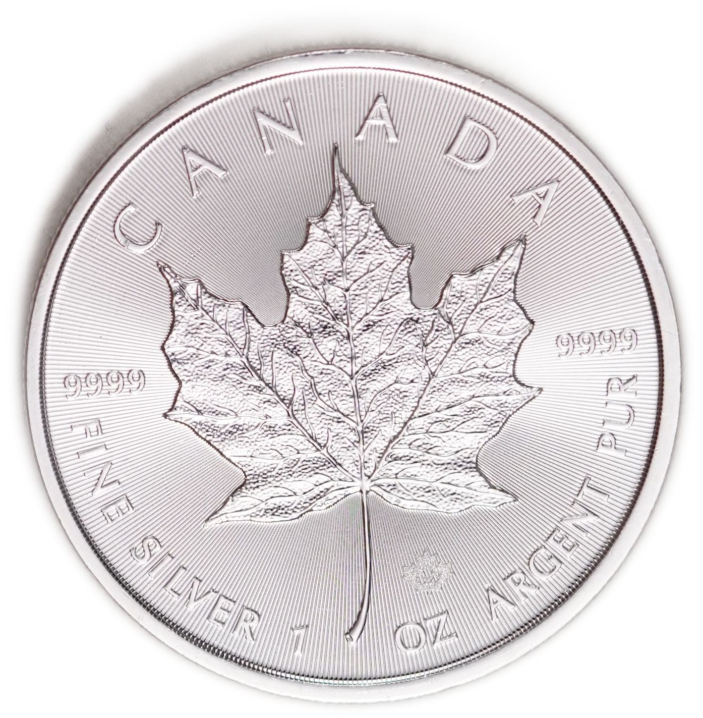 Canada - 5 Dollars 2022, Silver Maple Leaf - .9999 Silver, 31.11 g (Approximately 31.1 g of Pure Silver, 1 Ounce) - 1 0