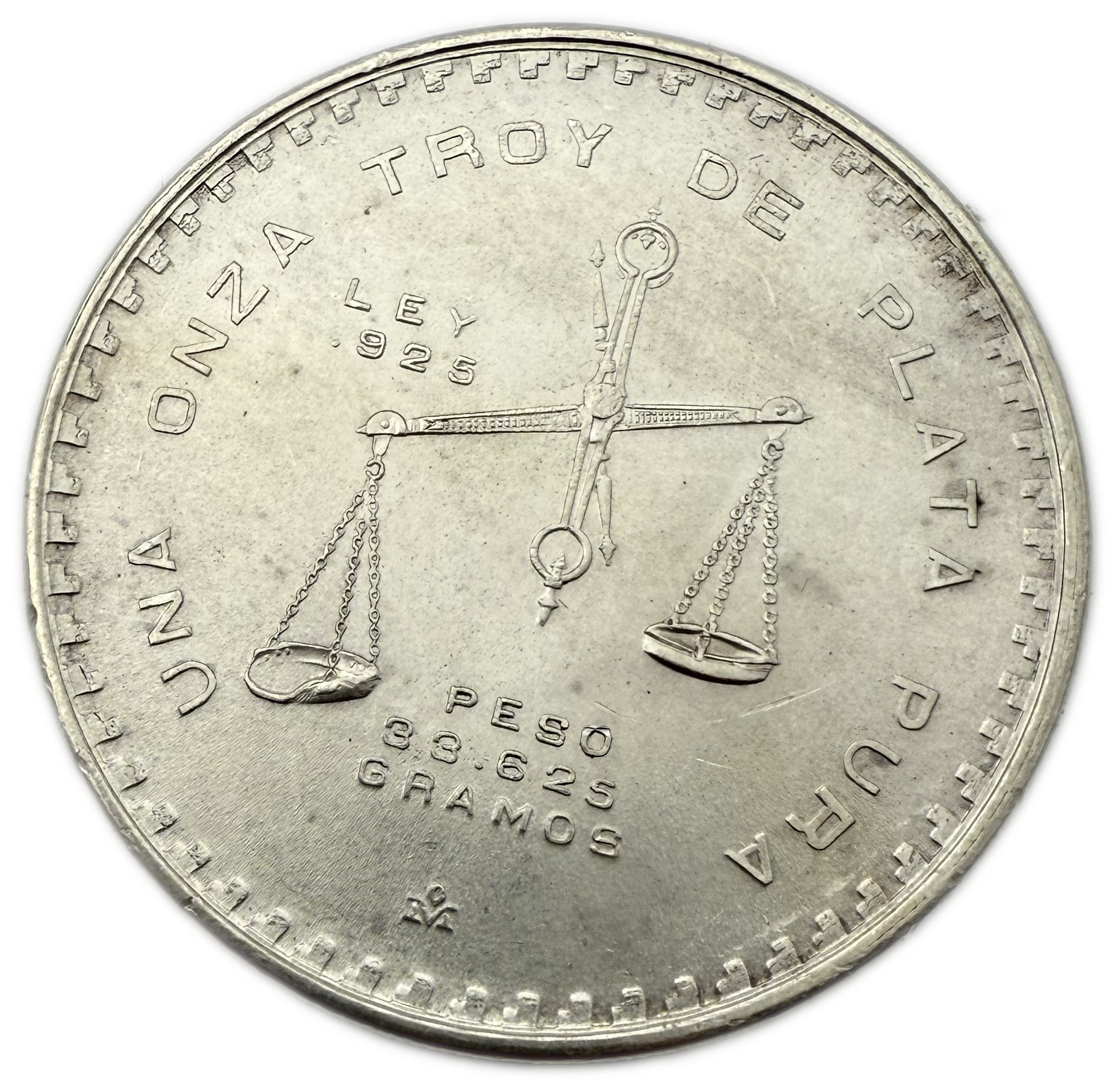 Mexico - 1 Troy Ounce Silver 1979 - Casa de Moneda de México - Silver 925, 33.625g (31.10g net silver, 1 oz) - 1 1